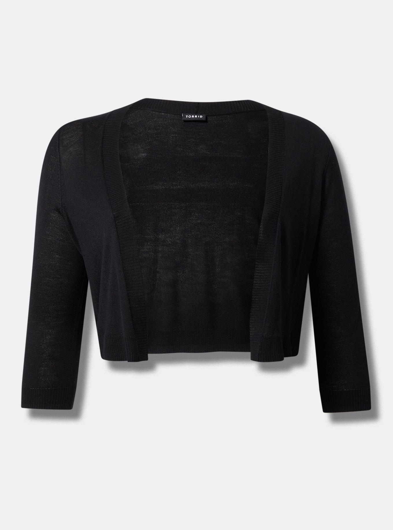 3/4 Sleeve Cropped Shrug