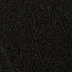 3/4 Sleeve Cropped Shrug, DEEP BLACK, swatch