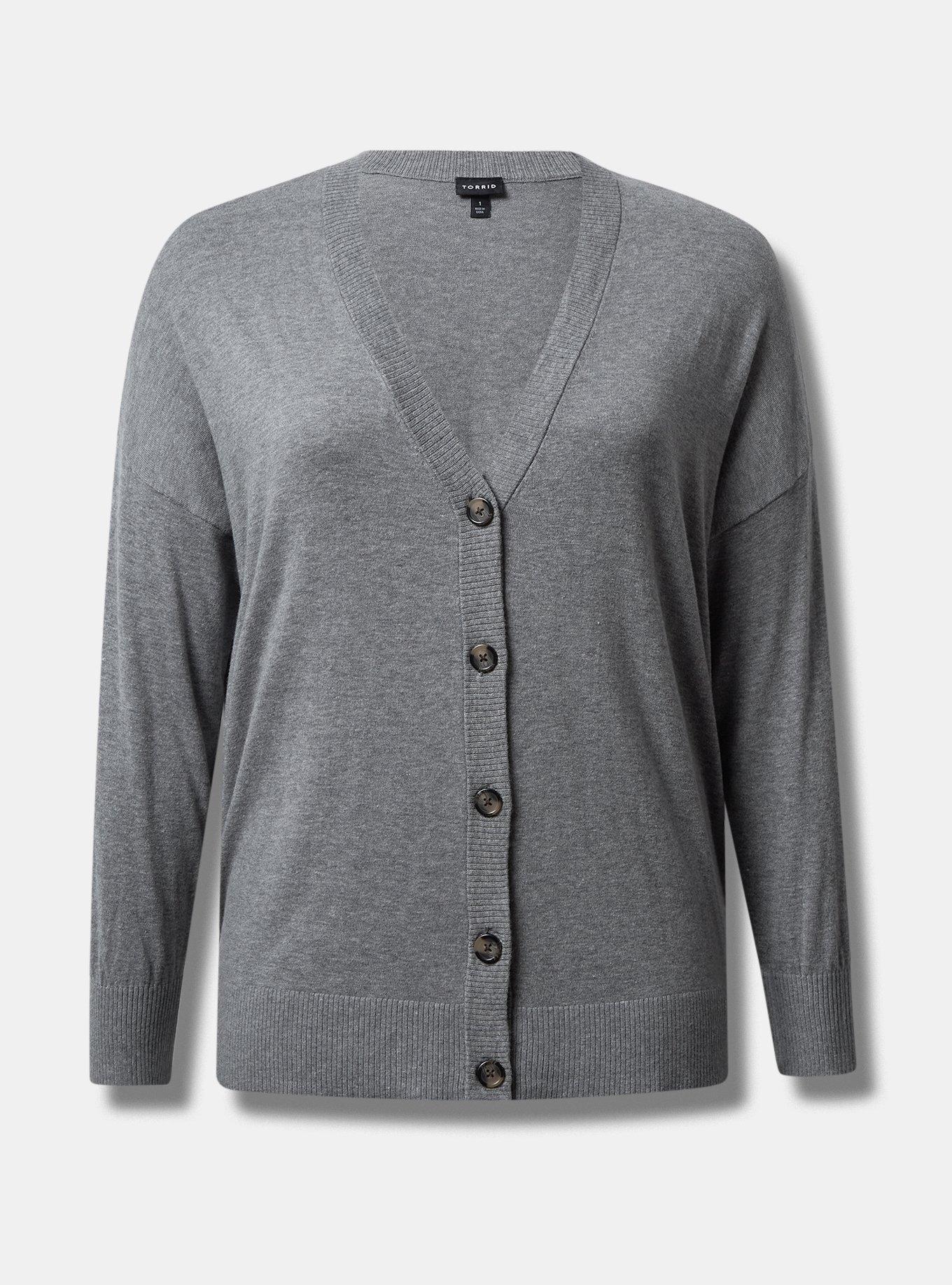 Grey boyfriend sweater hotsell