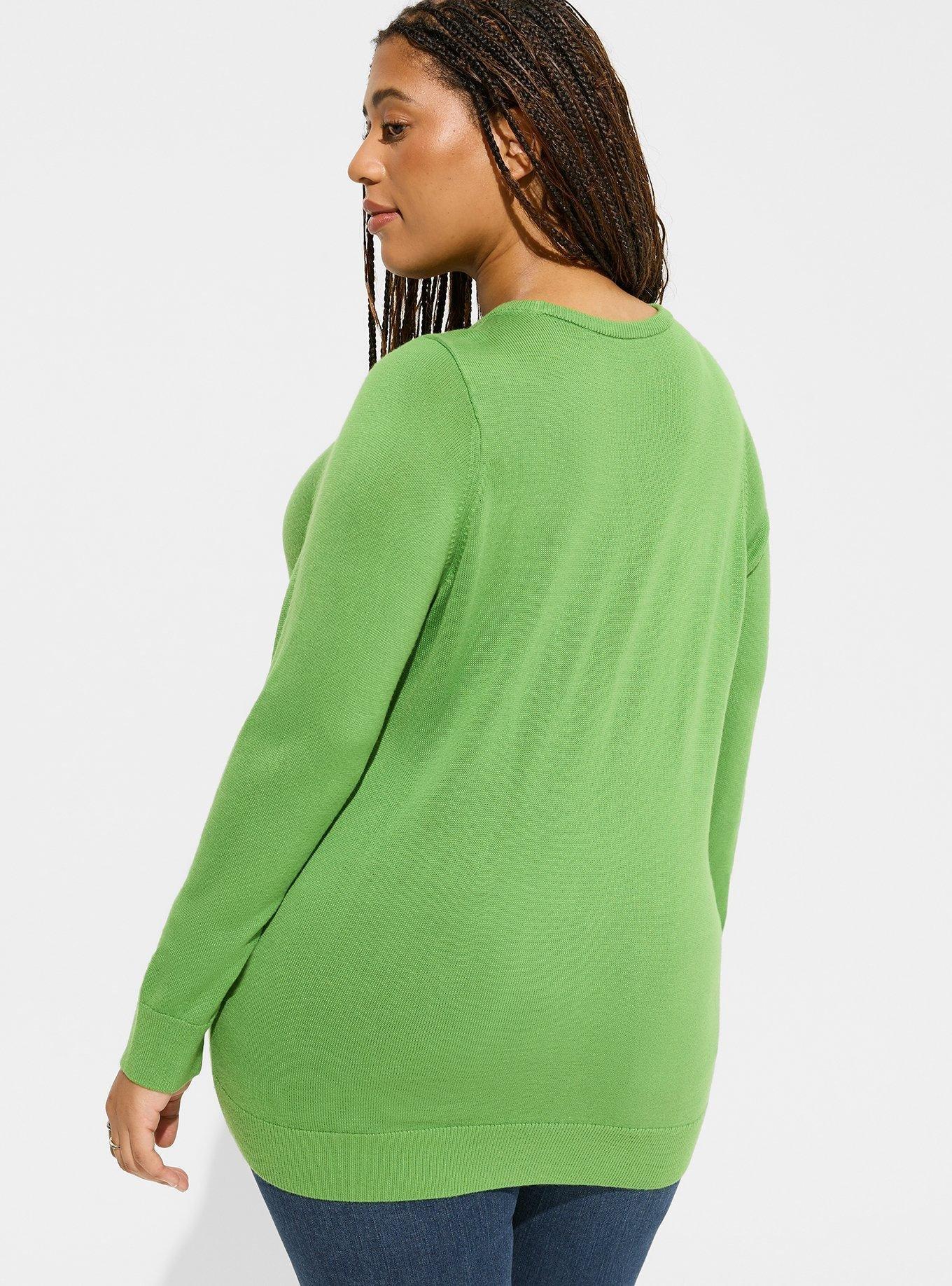 Warner Brothers Elf Pullover Sweater, GREEN, alternate