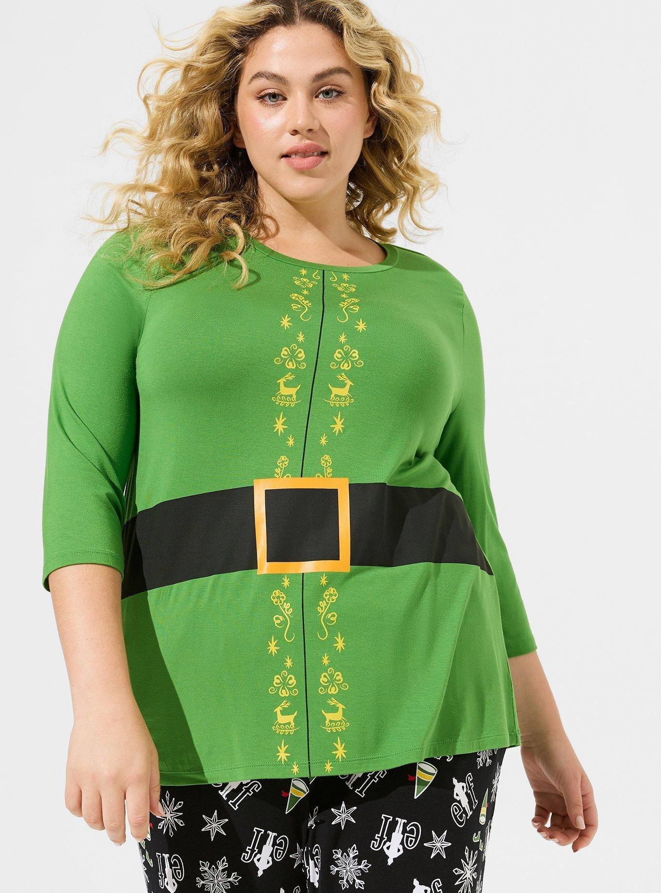 Warner Bros™ Elf Women's Long John Pajama Top