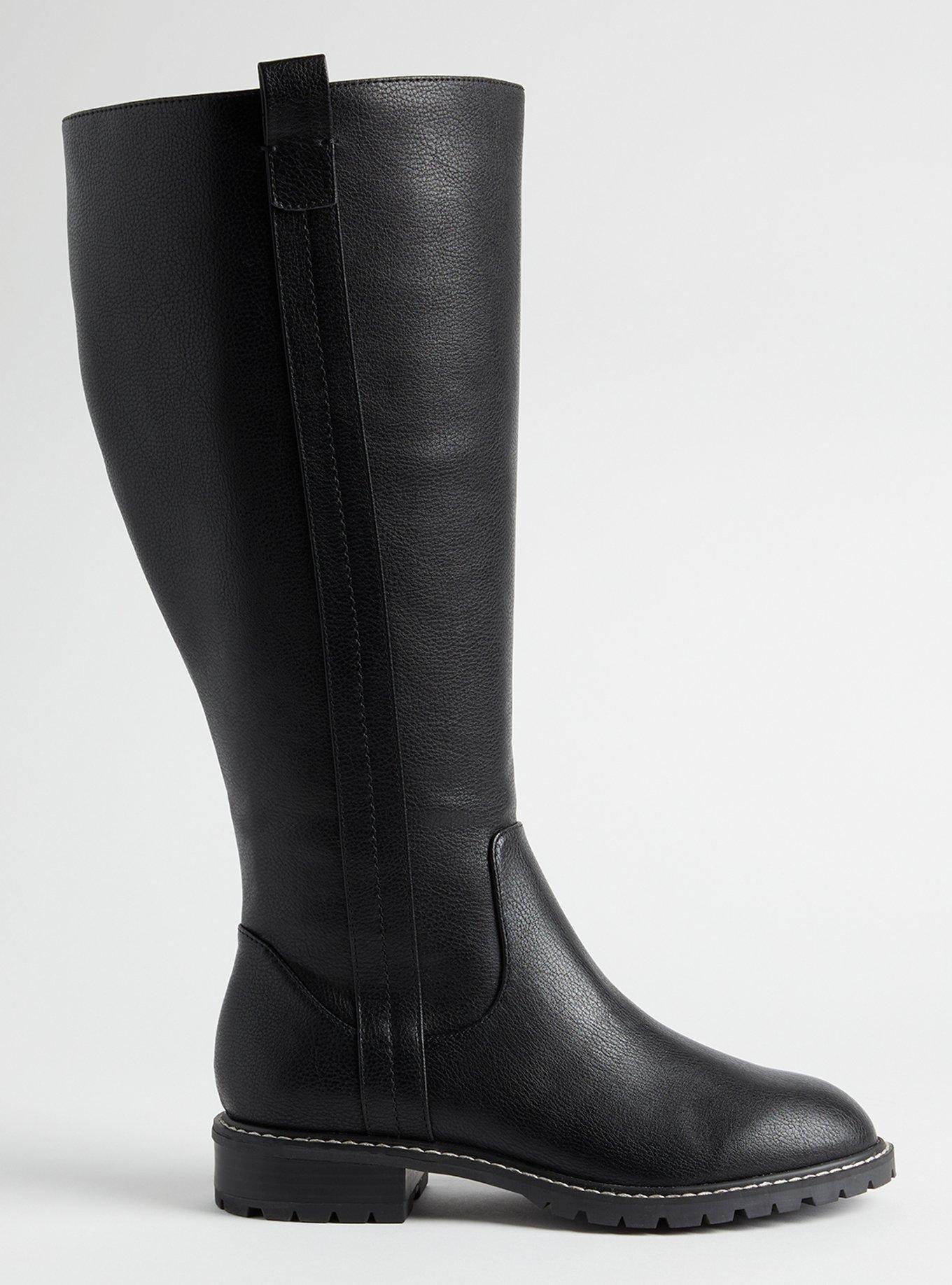 Plus Size - Contrast Stitch Knee Boot WW) - Torrid