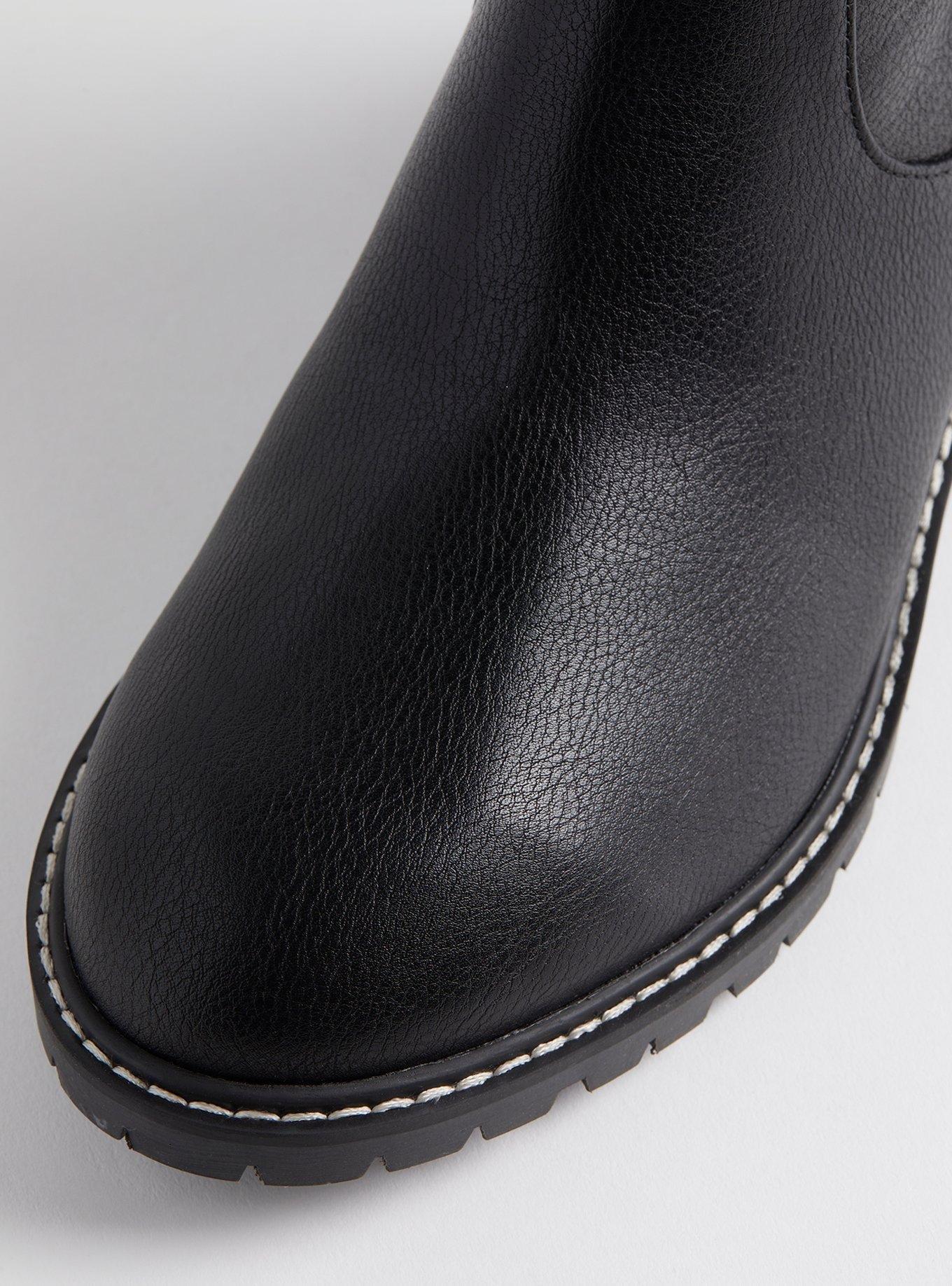 Plus Size - Contrast Stitch Knee Boot WW) - Torrid