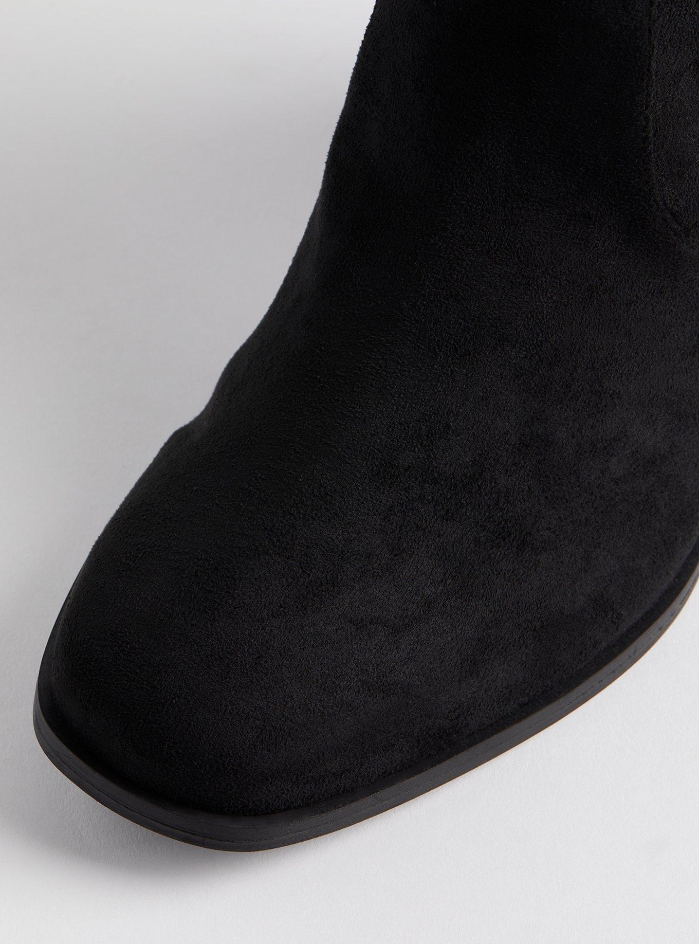 Square Toe Heel Knee Boot (WW)