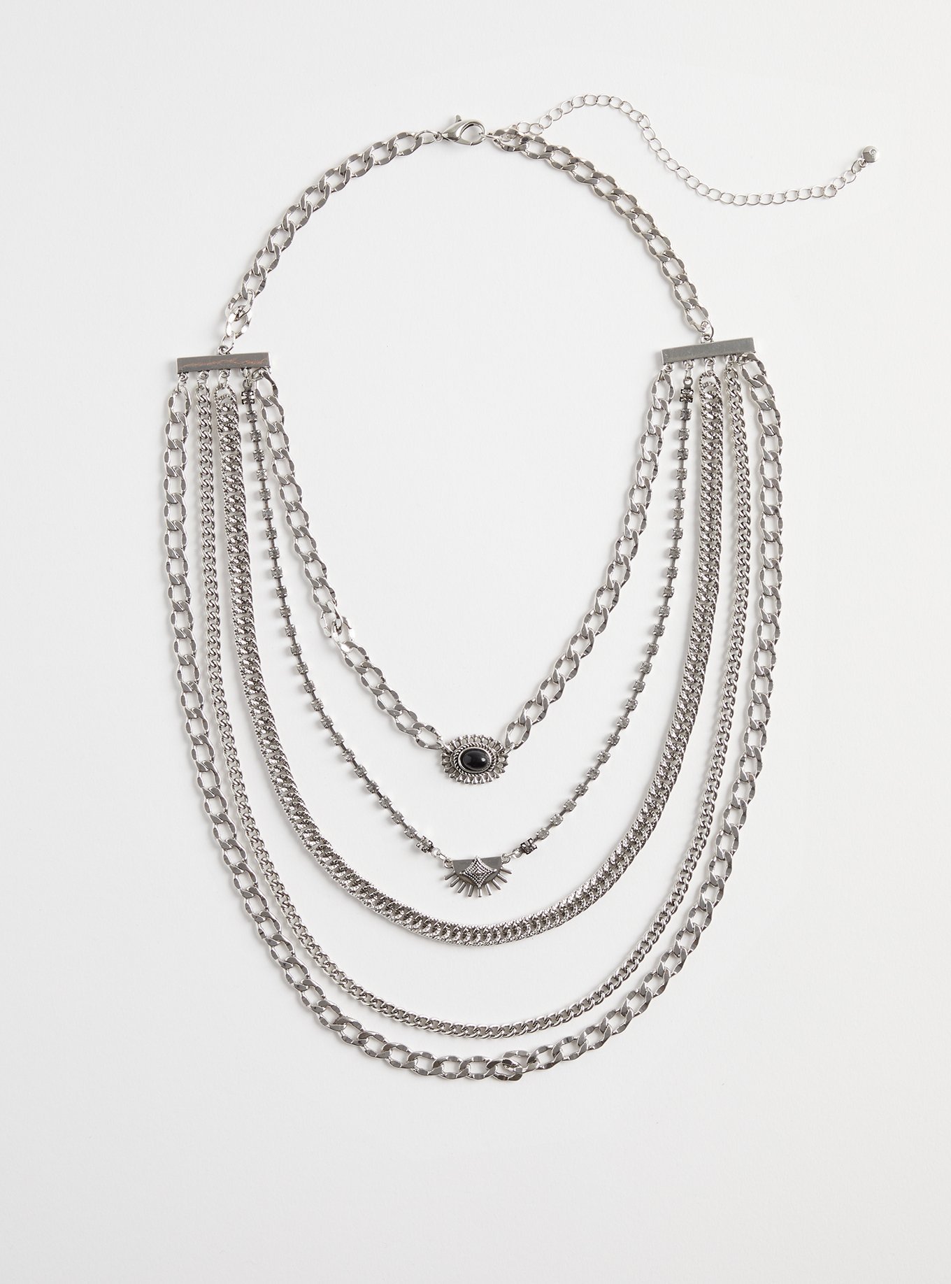Plus Size - Antique Layered Link Necklace - Torrid