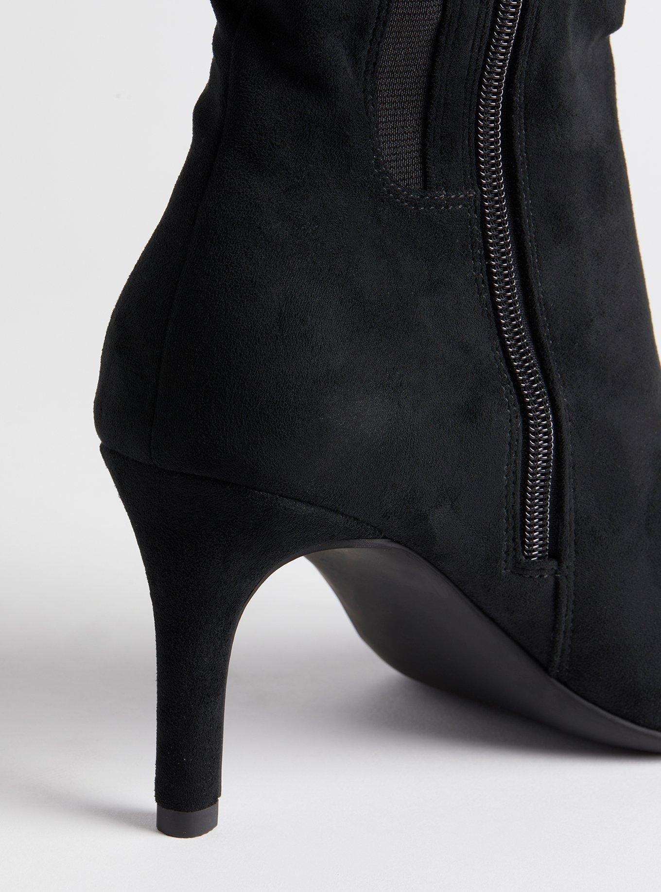 Over-The-Knee Stiletto Slouch Boot (WW)