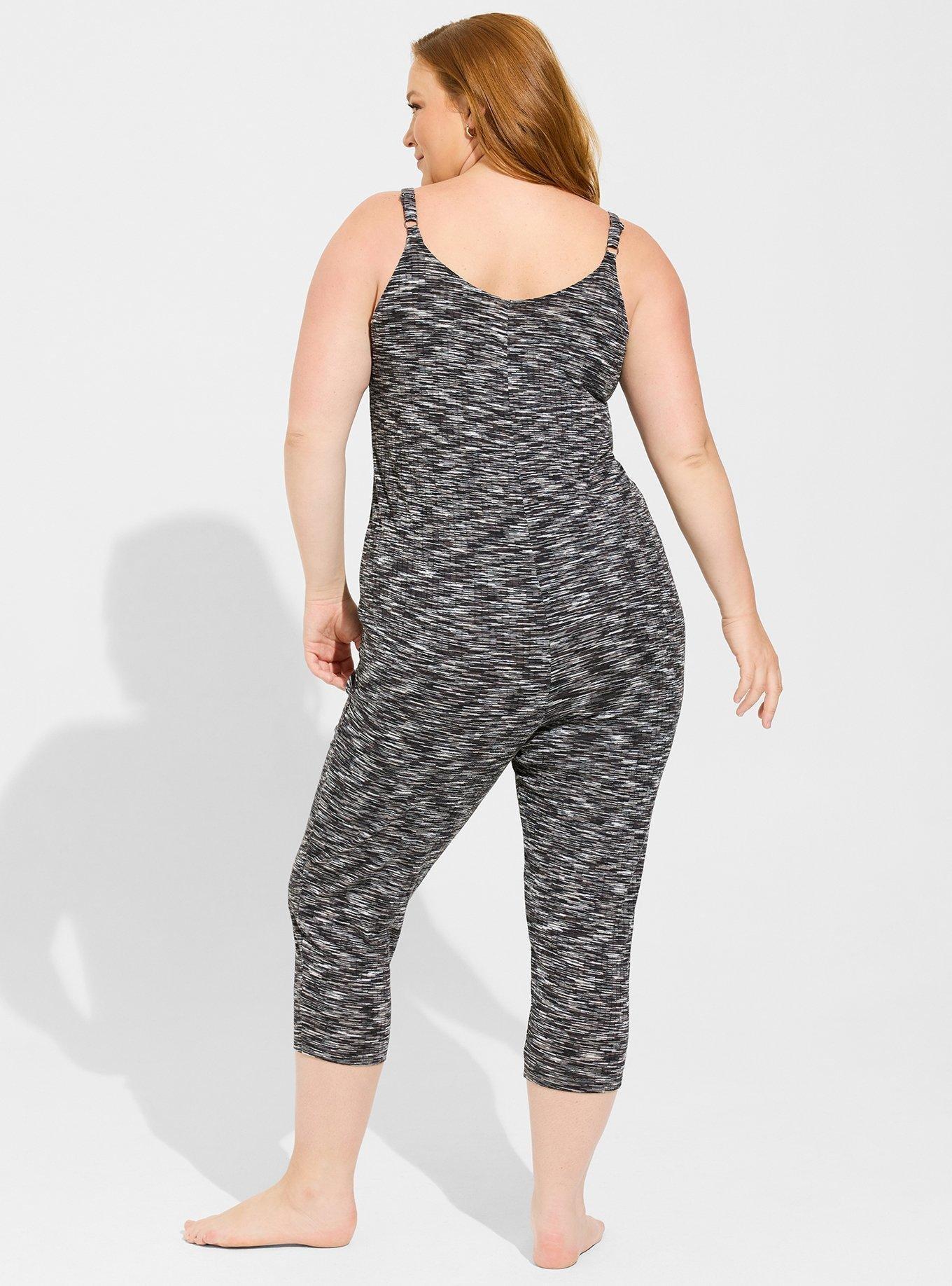 Hacci Rib Crop Lounge Jumpsuit, TORNADO PHANTOM CLOUD DANCER SPACEDYE, alternate