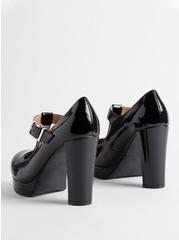 Plus Size T-Strap Mary Jane Heel (WW), BLACK, alternate