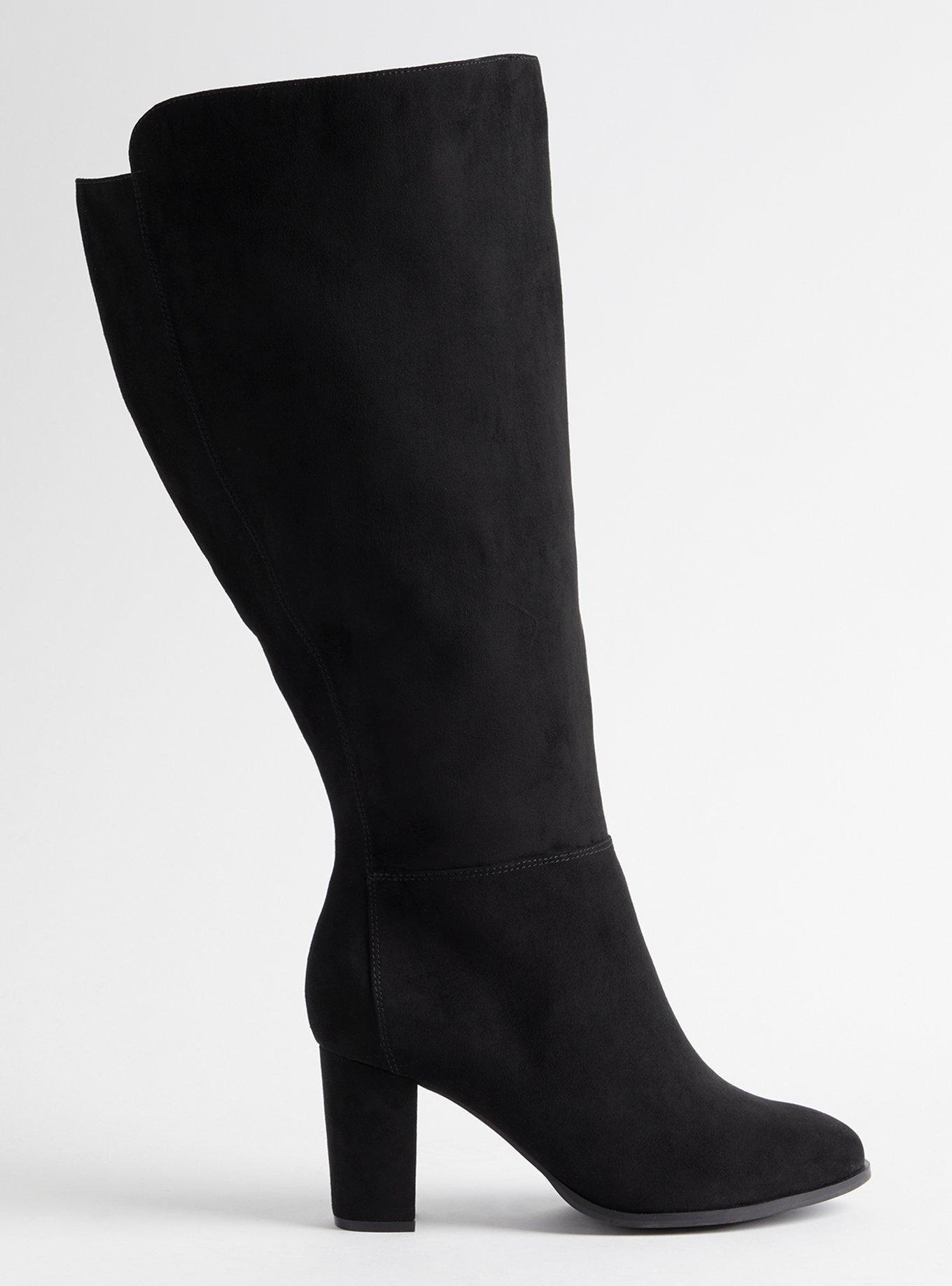 Almond Toe Heel Knee Boot (WW