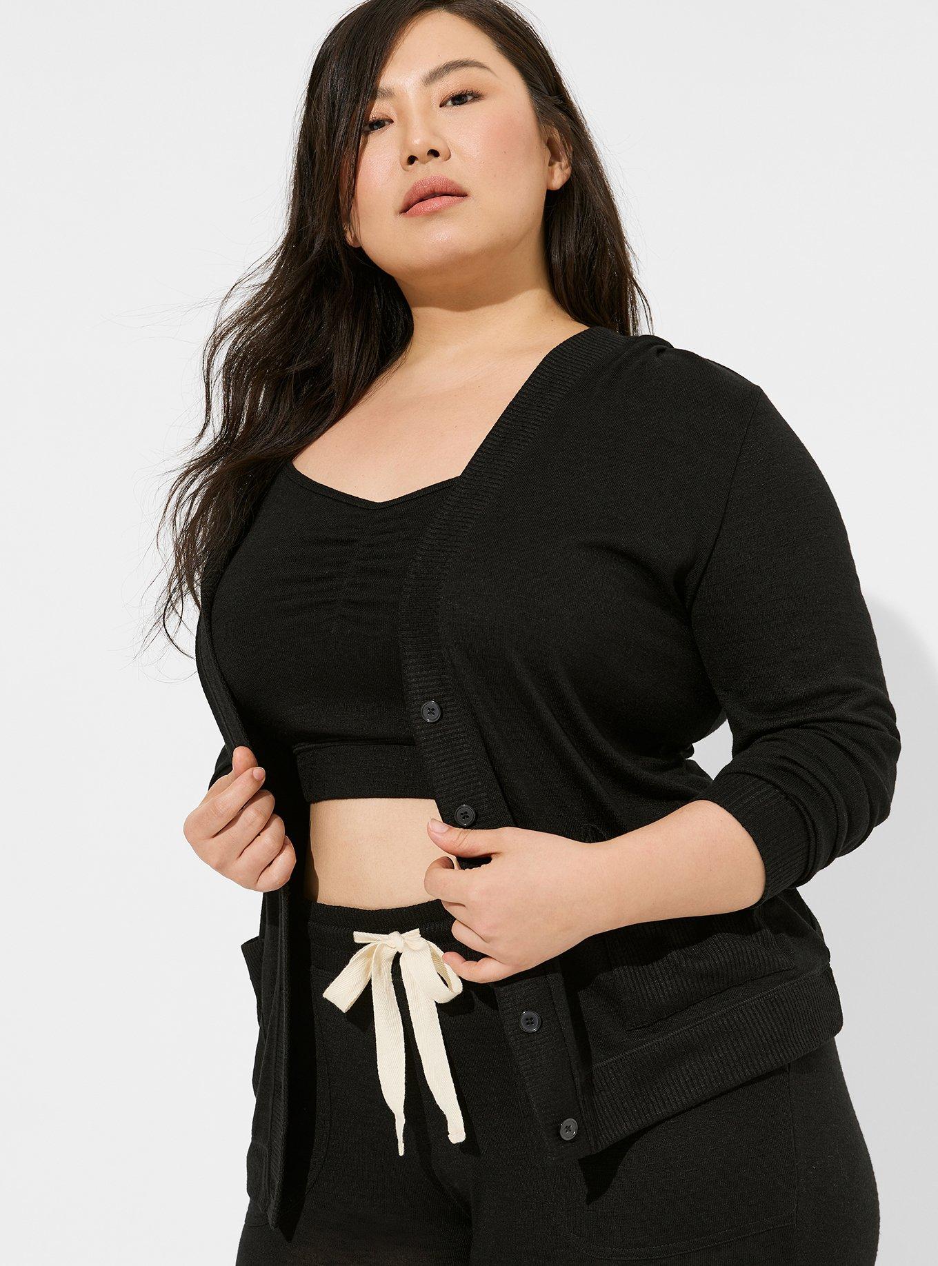 Plus Size Laguna Hooded Cardigan
