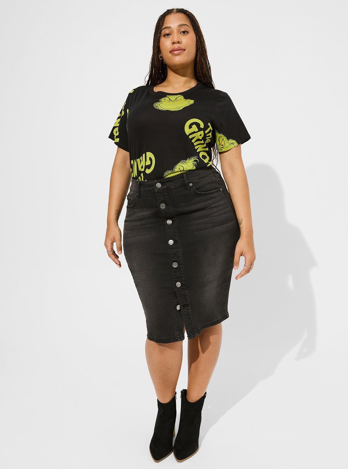Plus Size The Grinch Classic Fit Cotton Crew Neck Tee, MULTI, alternate
