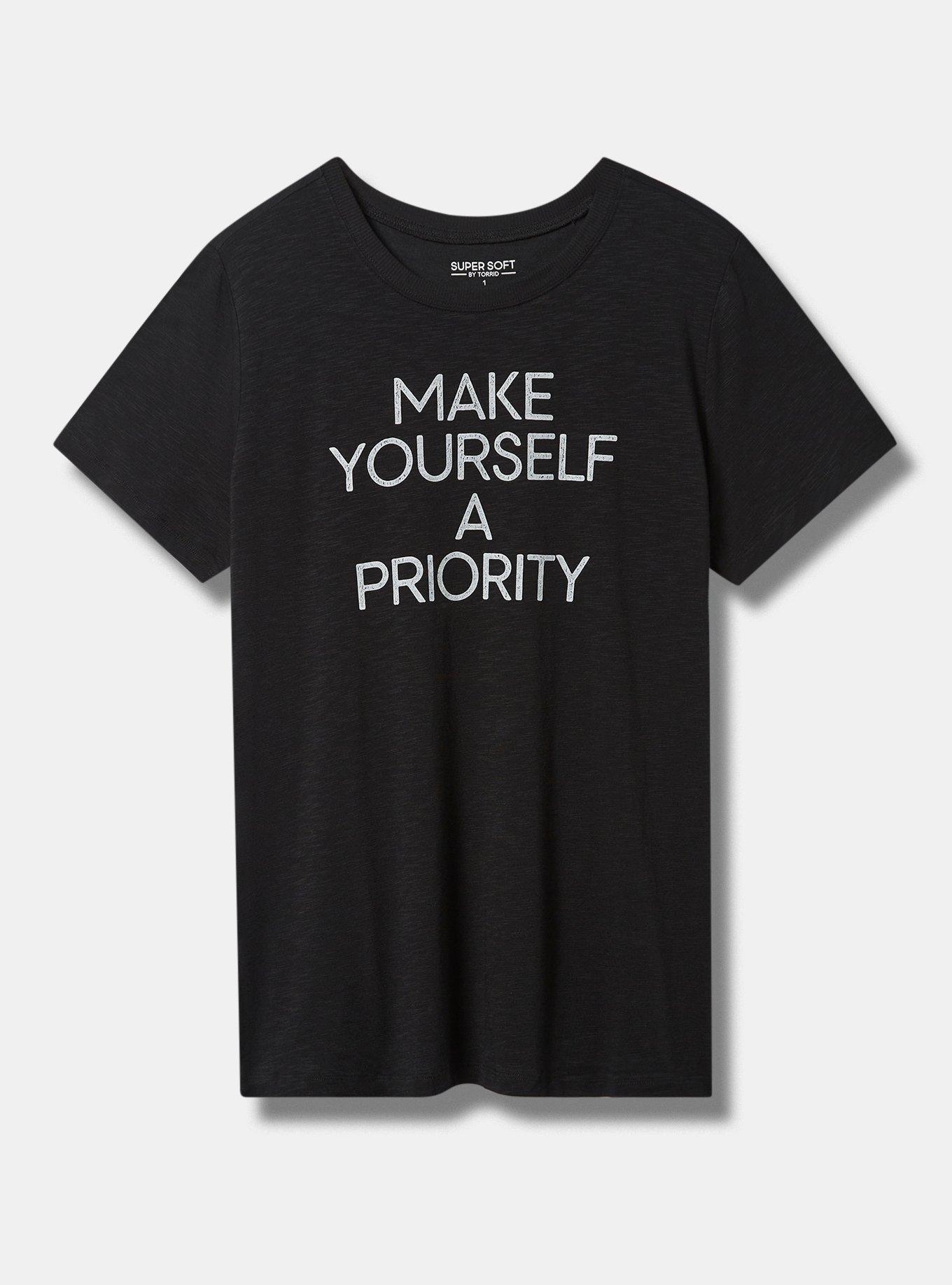 Priority Classic Fit Super Soft Slub Crew Neck Tee