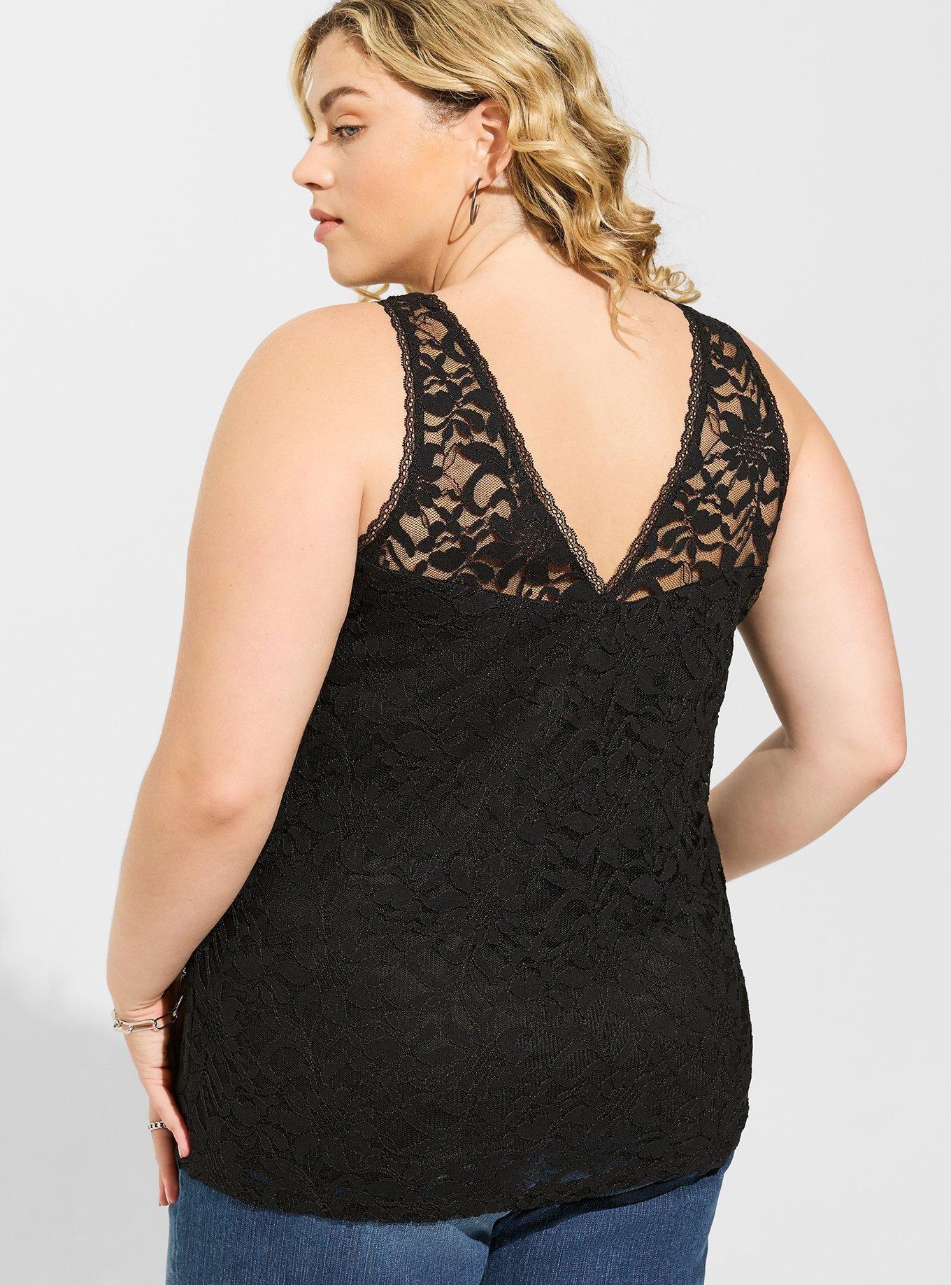 Plus Size - Stretch Lace Cami Bodysuit - Torrid