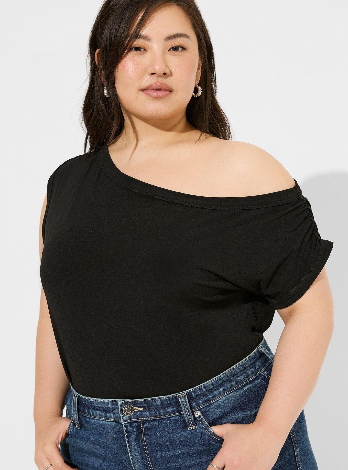 Studio Knit Off Shoulder Top