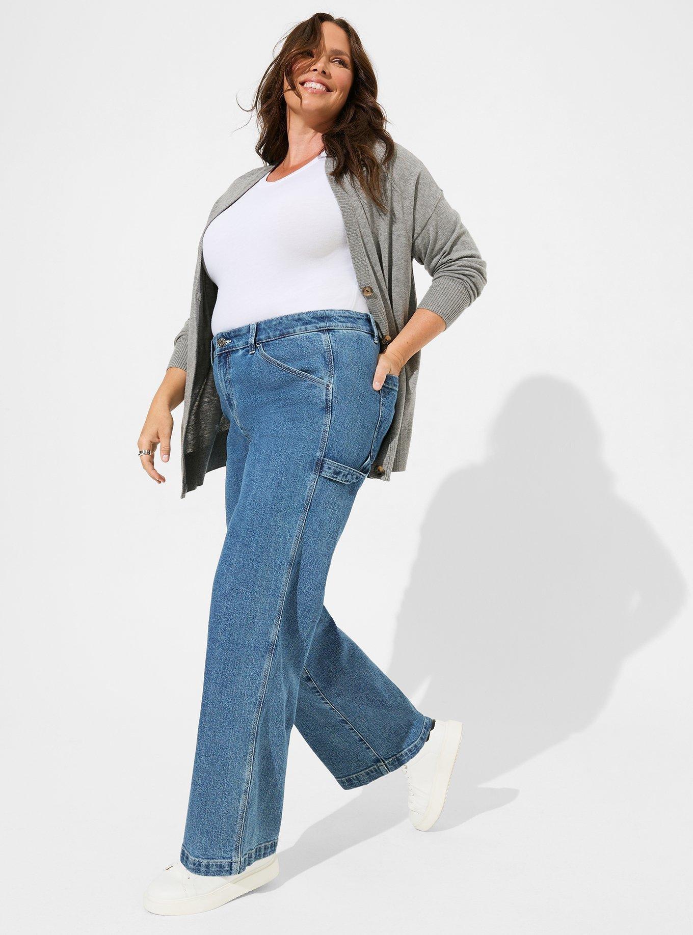 Women's Daily Denim Lined Straight Leg Jeans