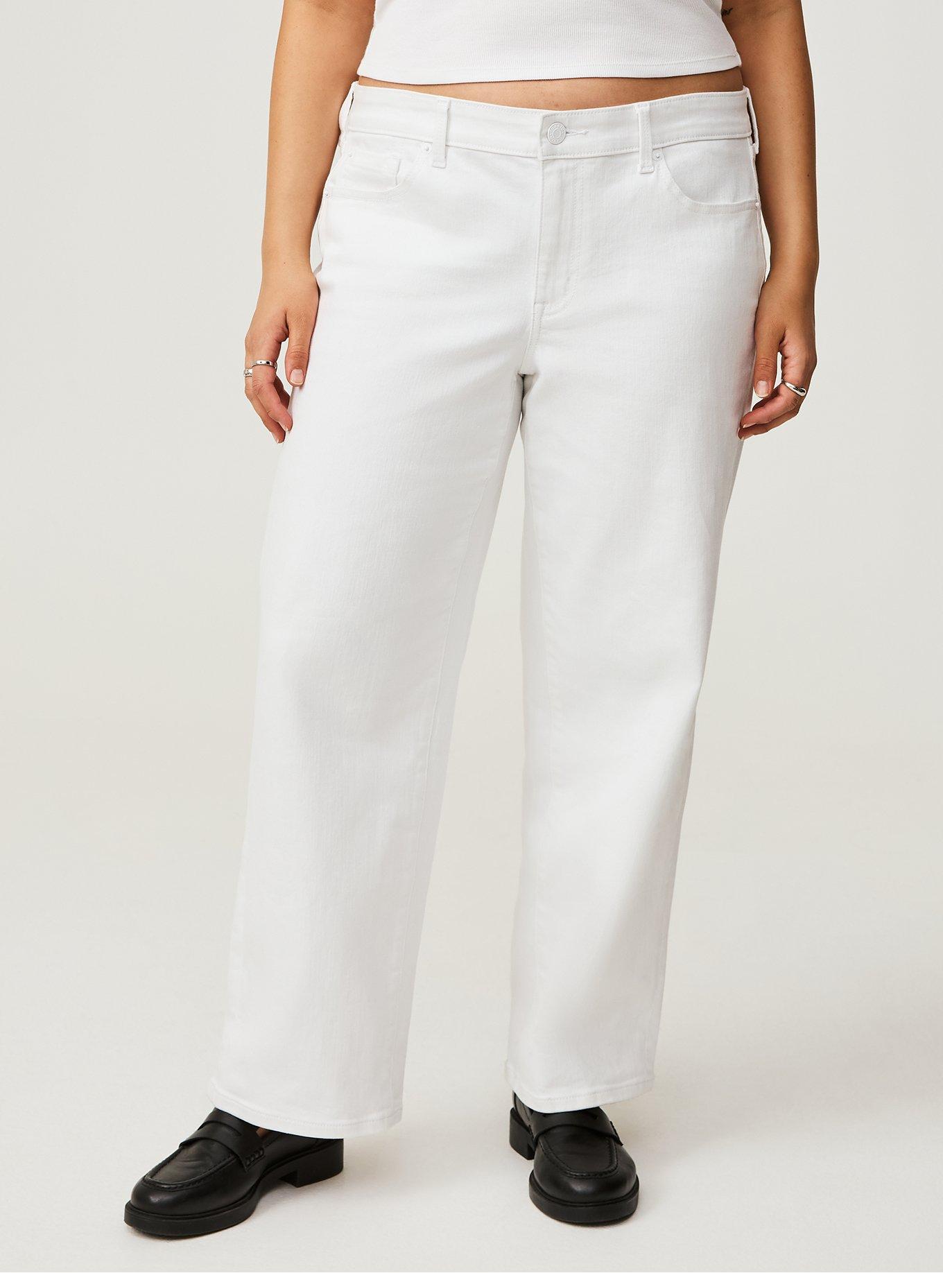 Perfect Wide Leg Vintage Stretch Mid-Rise Jean