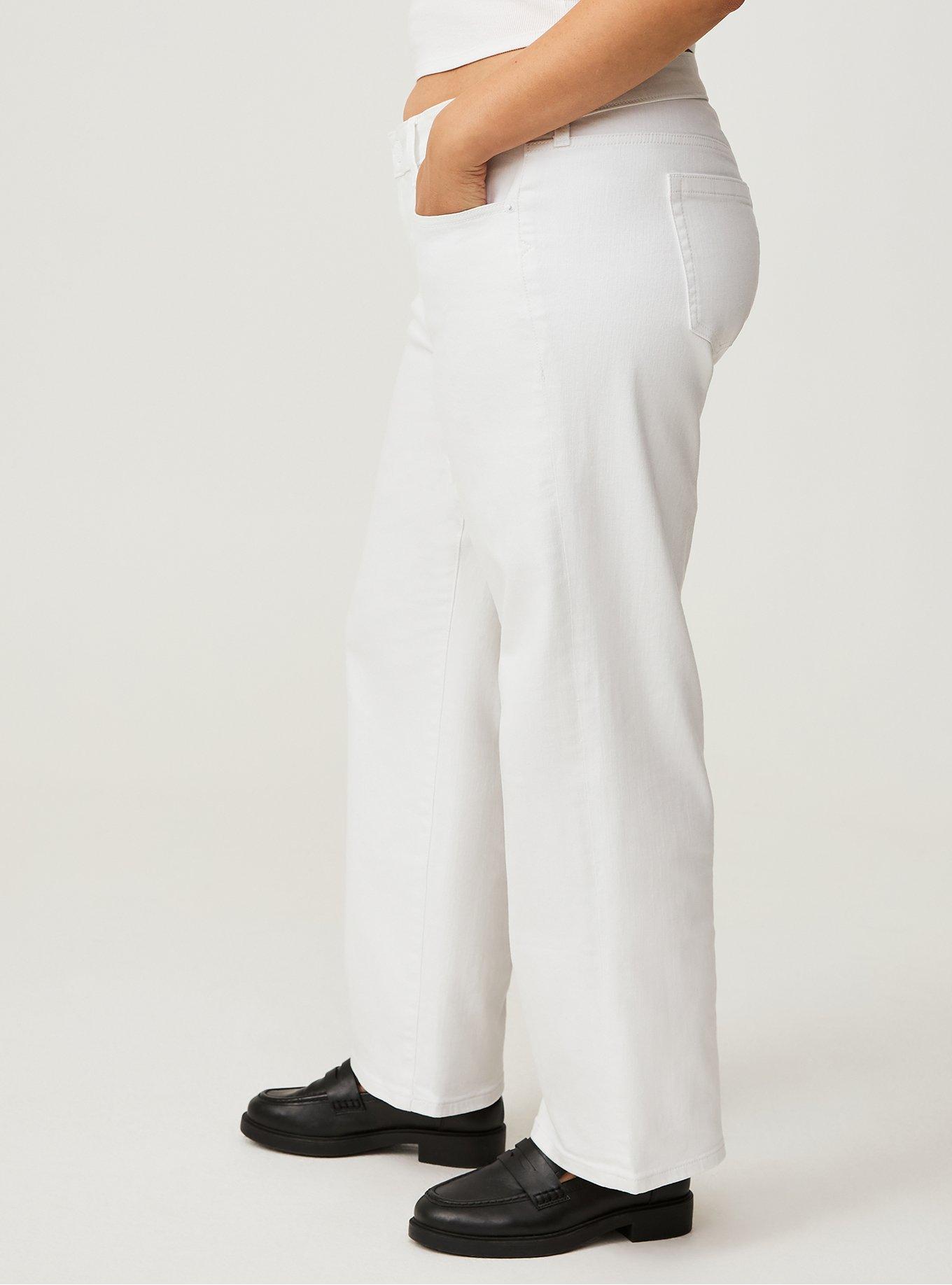 Perfect Wide Leg Vintage Stretch Mid-Rise Jean
