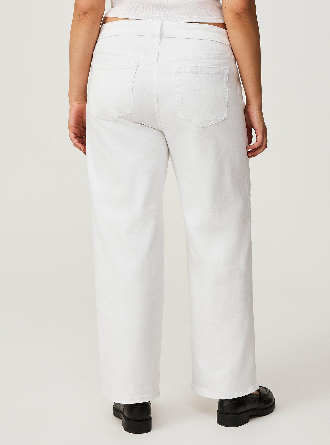 Perfect Wide Leg Vintage Stretch Mid-Rise Jean