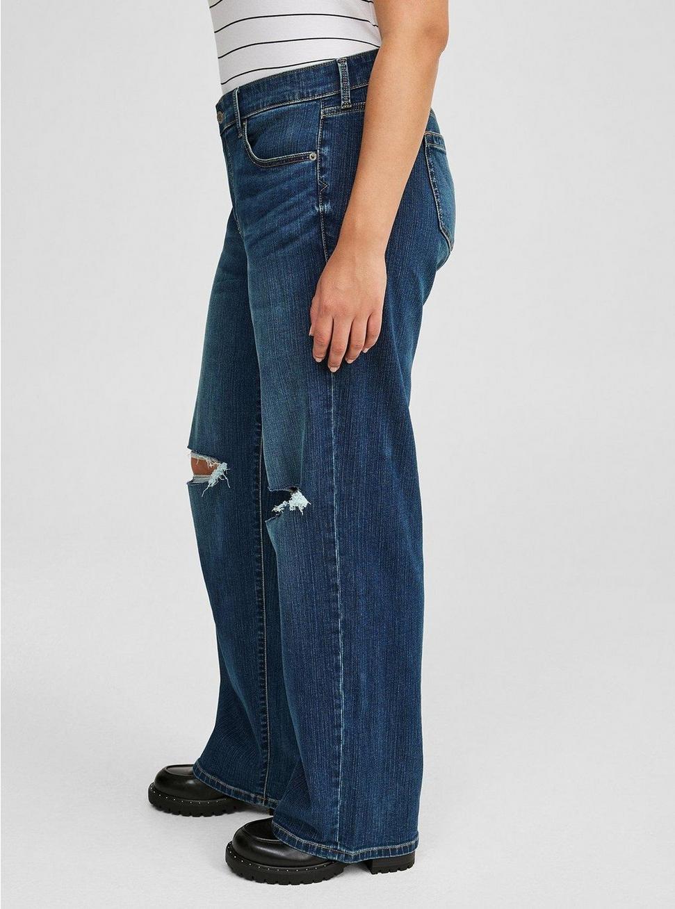 Plus Size - Perfect Wide-Leg Mid-Rise Jean - Torrid Plus Size - Perfect Wide-Leg Mid-Rise Jean - Torrid