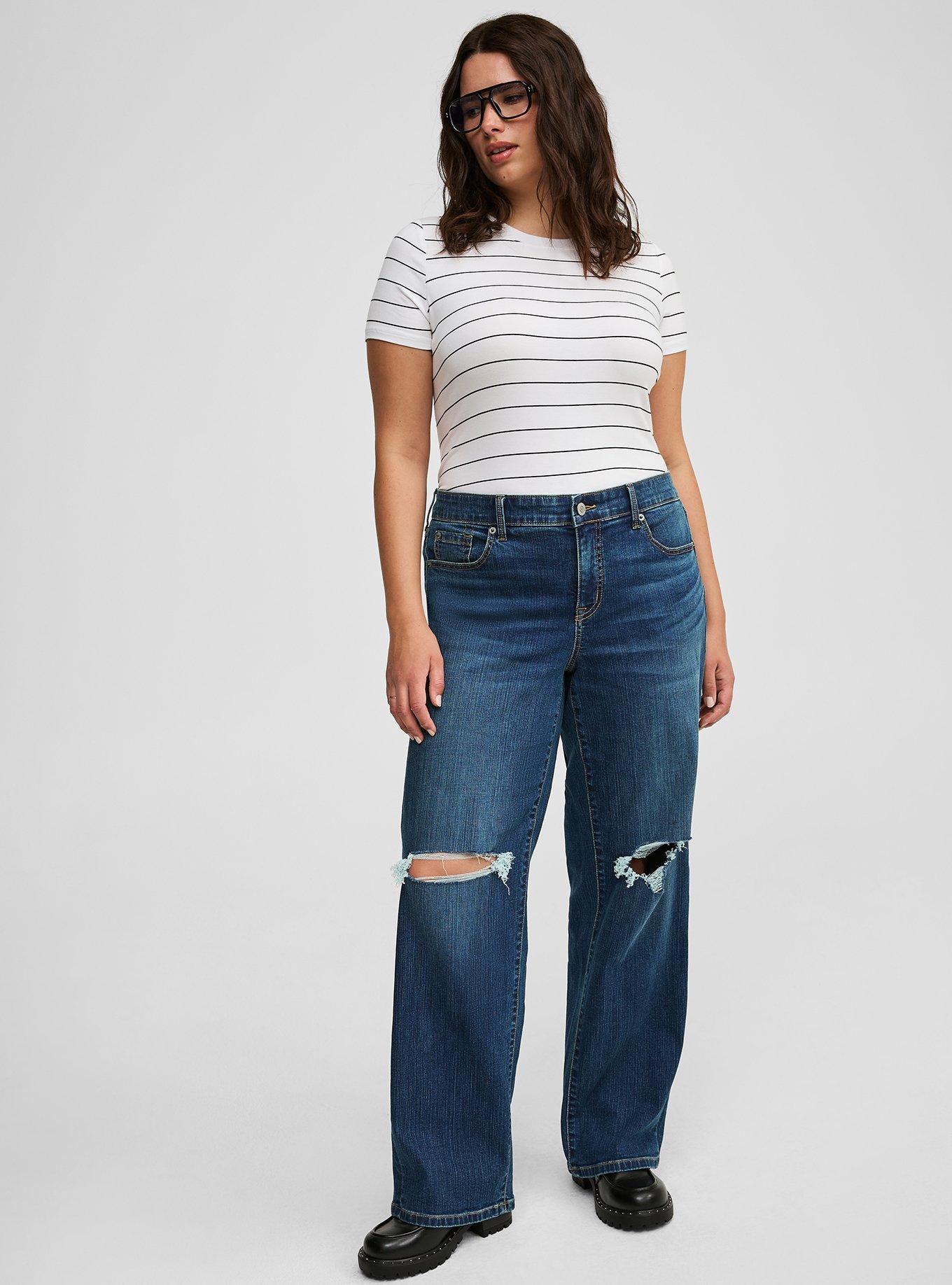 Perfect Wide-Leg Mid-Rise Jean