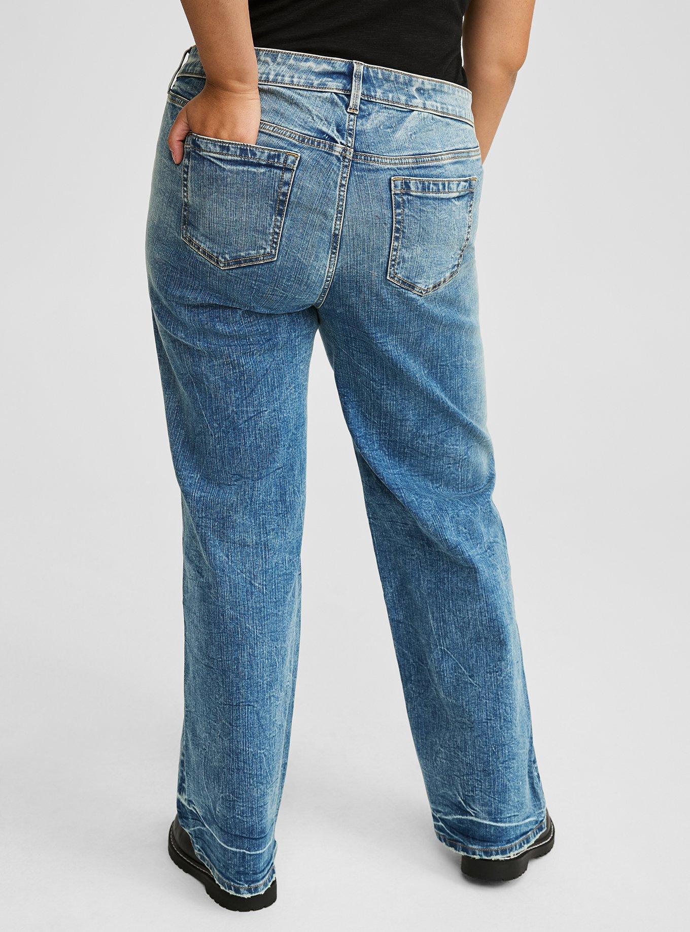 Perfect Wide-Leg Mid-Rise Jean