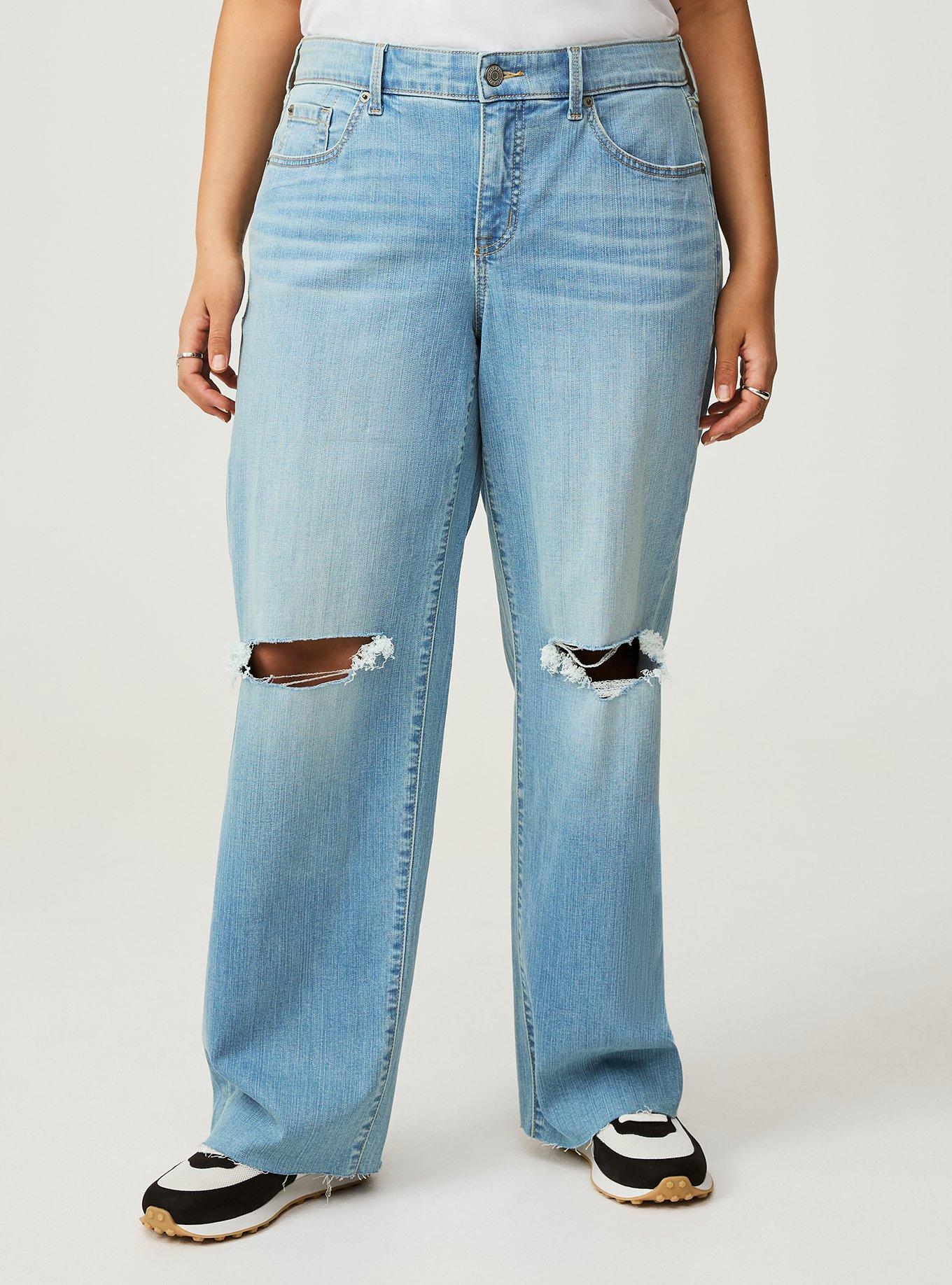 Perfect Wide Leg Vintage Stretch Mid-Rise Jean
