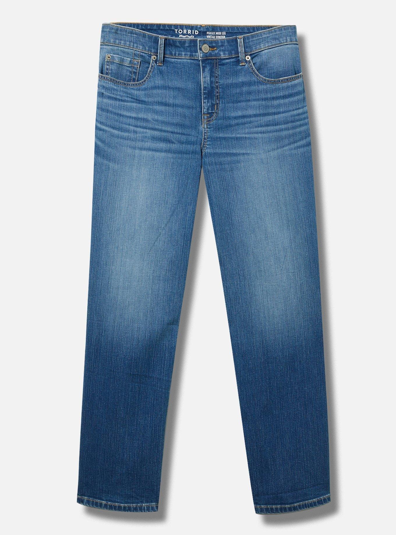 Plus Size - Perfect Wide-Leg Mid-Rise Jean - Torrid Plus Size - Perfect Wide-Leg Mid-Rise Jean - Torrid