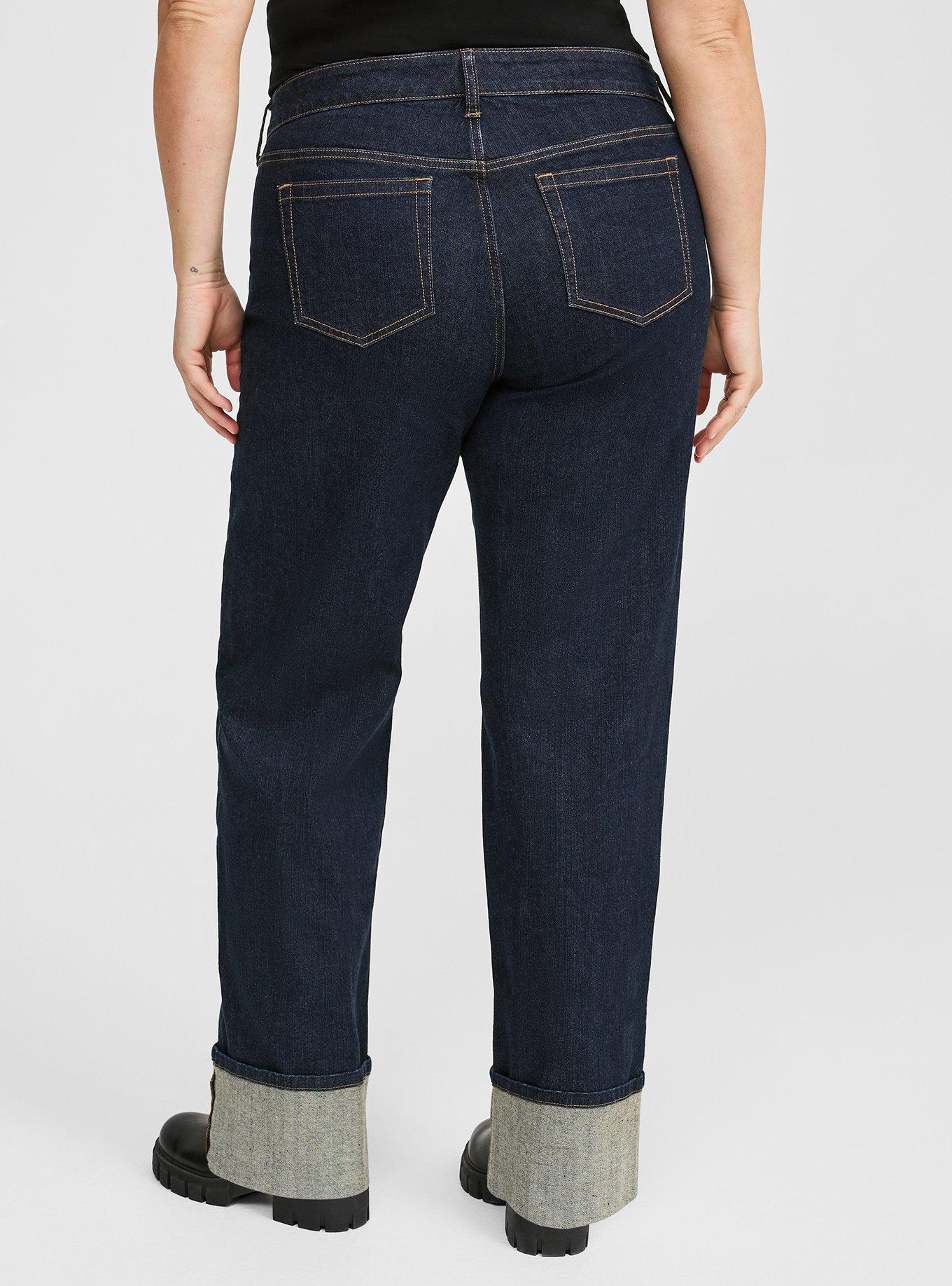 Perfect Wide Leg Vintage Stretch Mid-Rise Jean