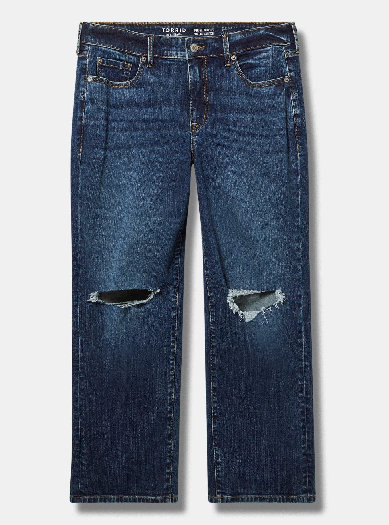 Plus Size - Perfect Wide-Leg Mid-Rise Jean - Torrid Plus Size - Perfect Wide-Leg Mid-Rise Jean - Torrid