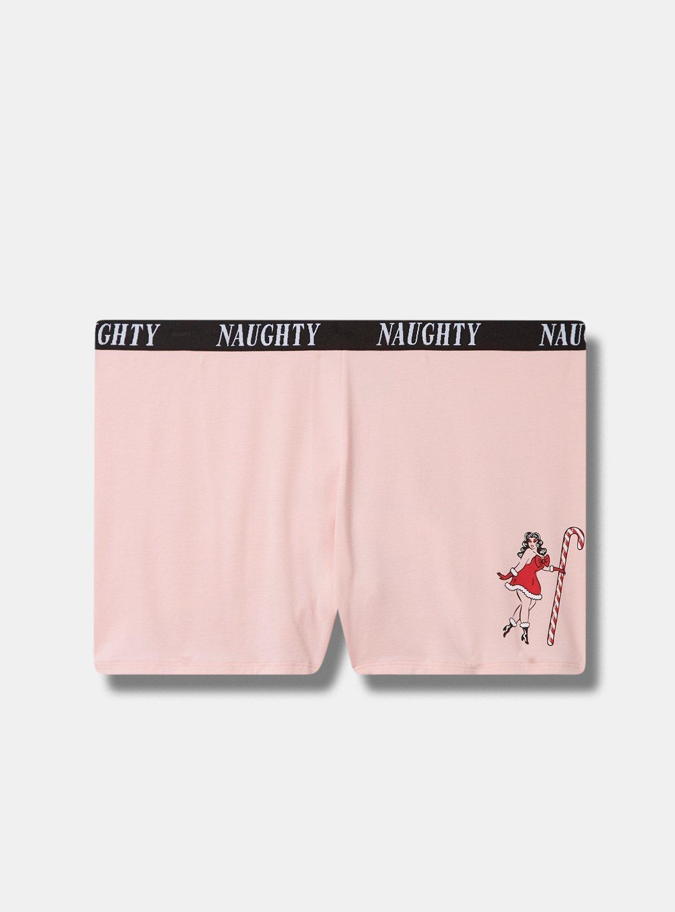 Cotton Mid Rise Shortie Logo Panty