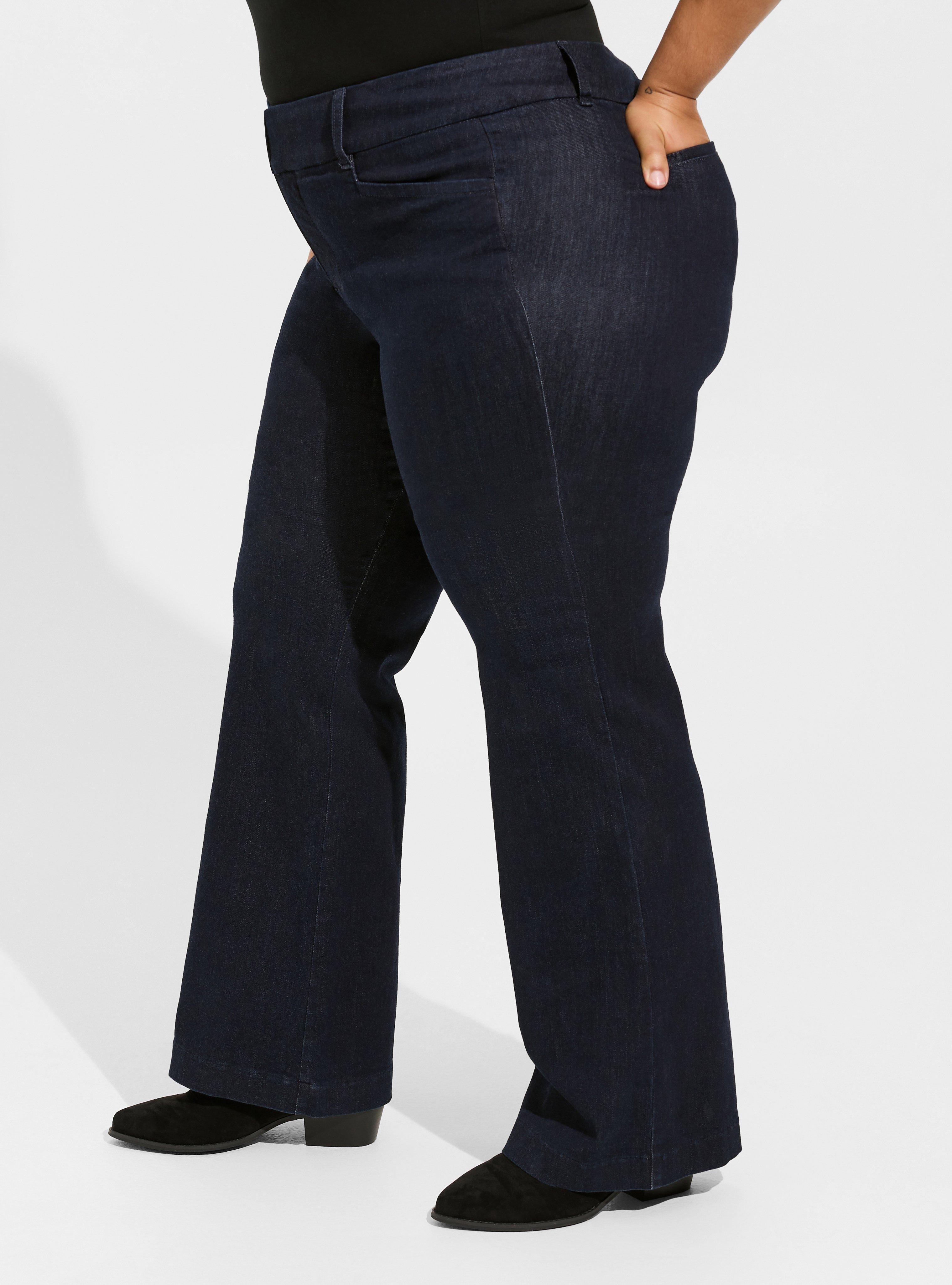 Plus Size - Comfort Flex Taper Super Soft High Rise Trouser Jean - Torrid