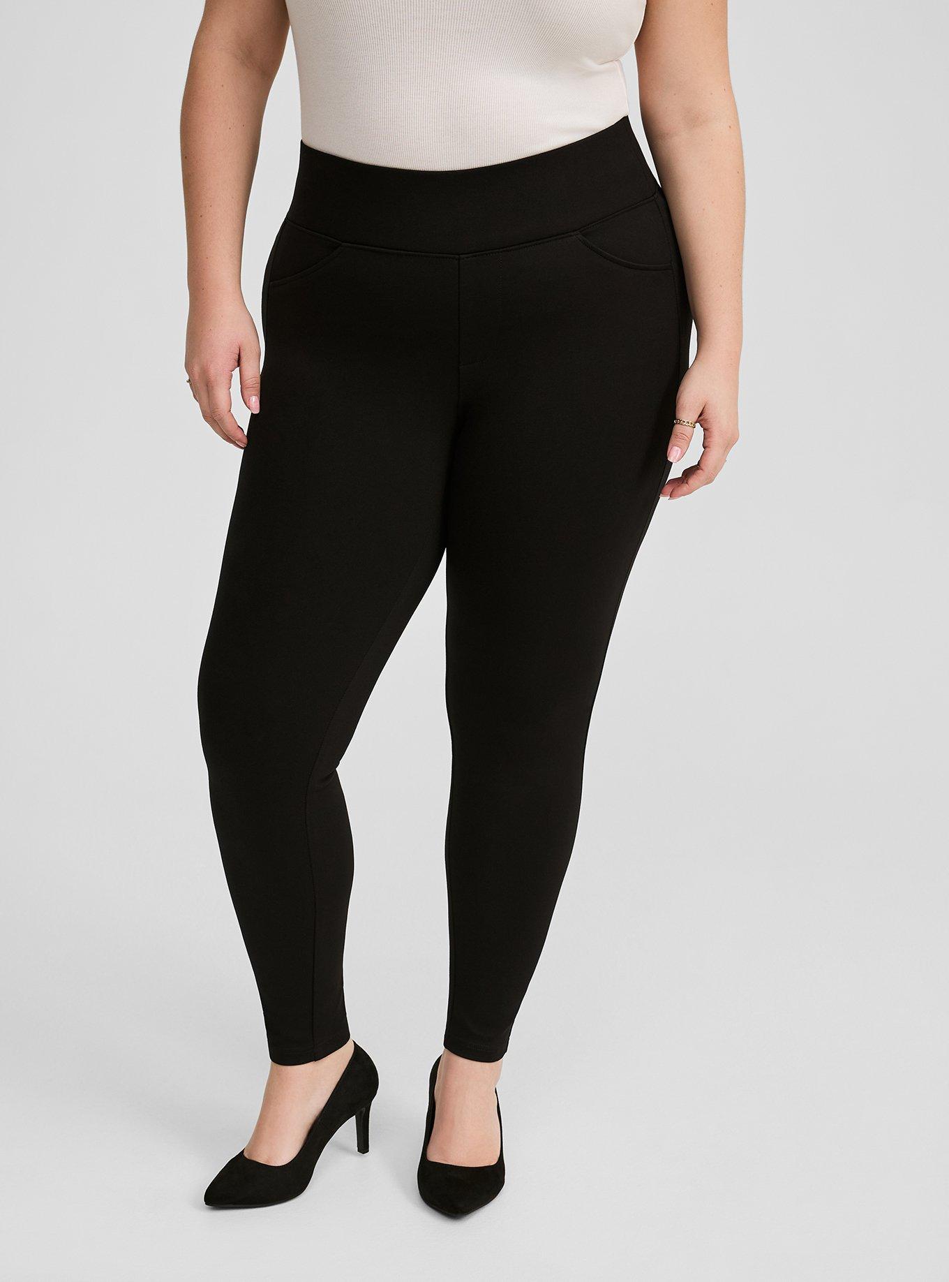 Plus Size - Pull On Pixie Wide Leg Studio Luxe Ponte Pant - Torrid