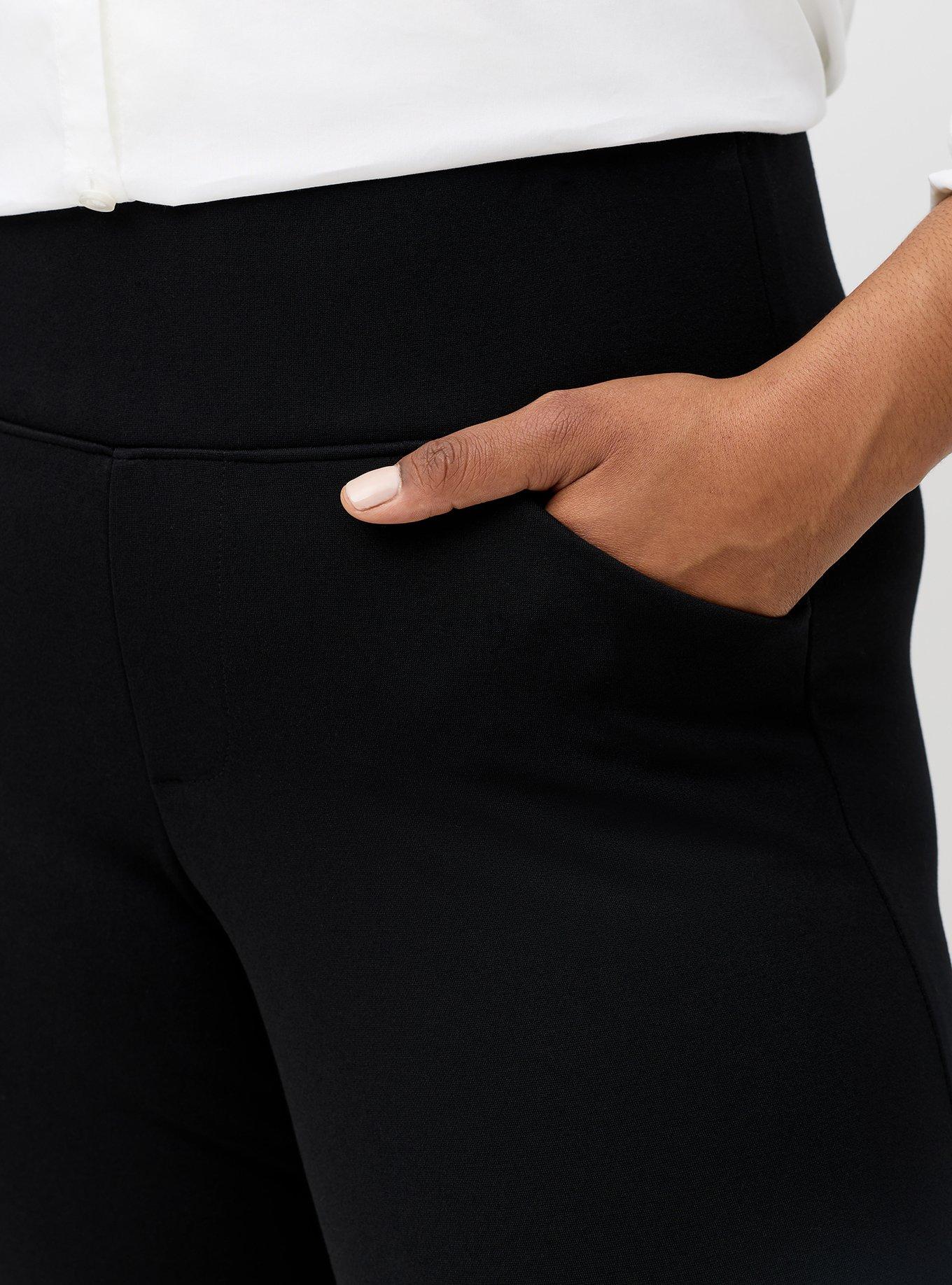 Pocket Pixie Skinny Studio Luxe Ponte High Rise Pant