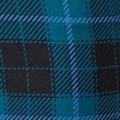 Studio Pixie Luxe Ponte Skinny Pant, TEAL PLAID, swatch