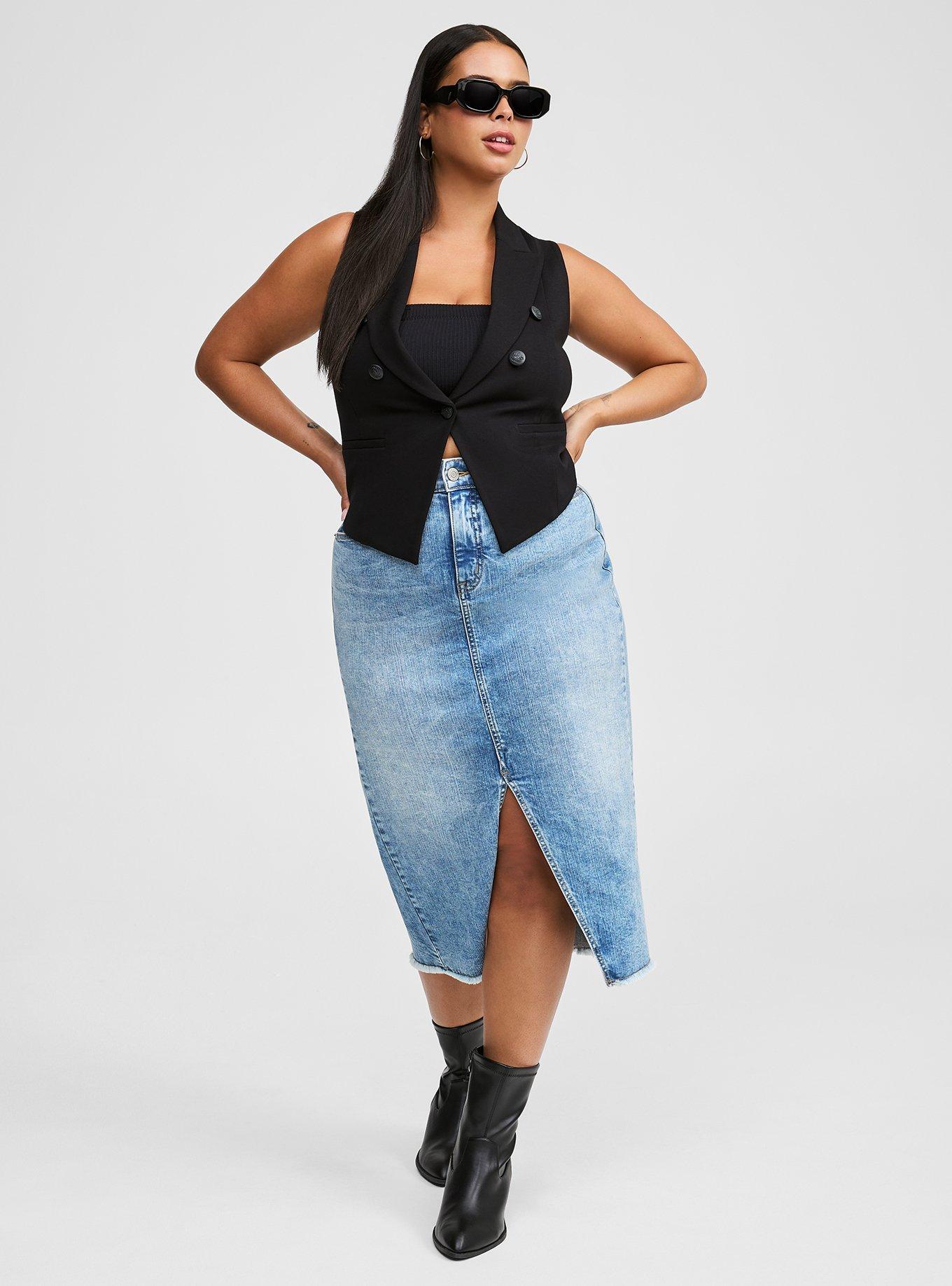 Plus Size - Studio Luxe Ponte Tailored Vest - Torrid