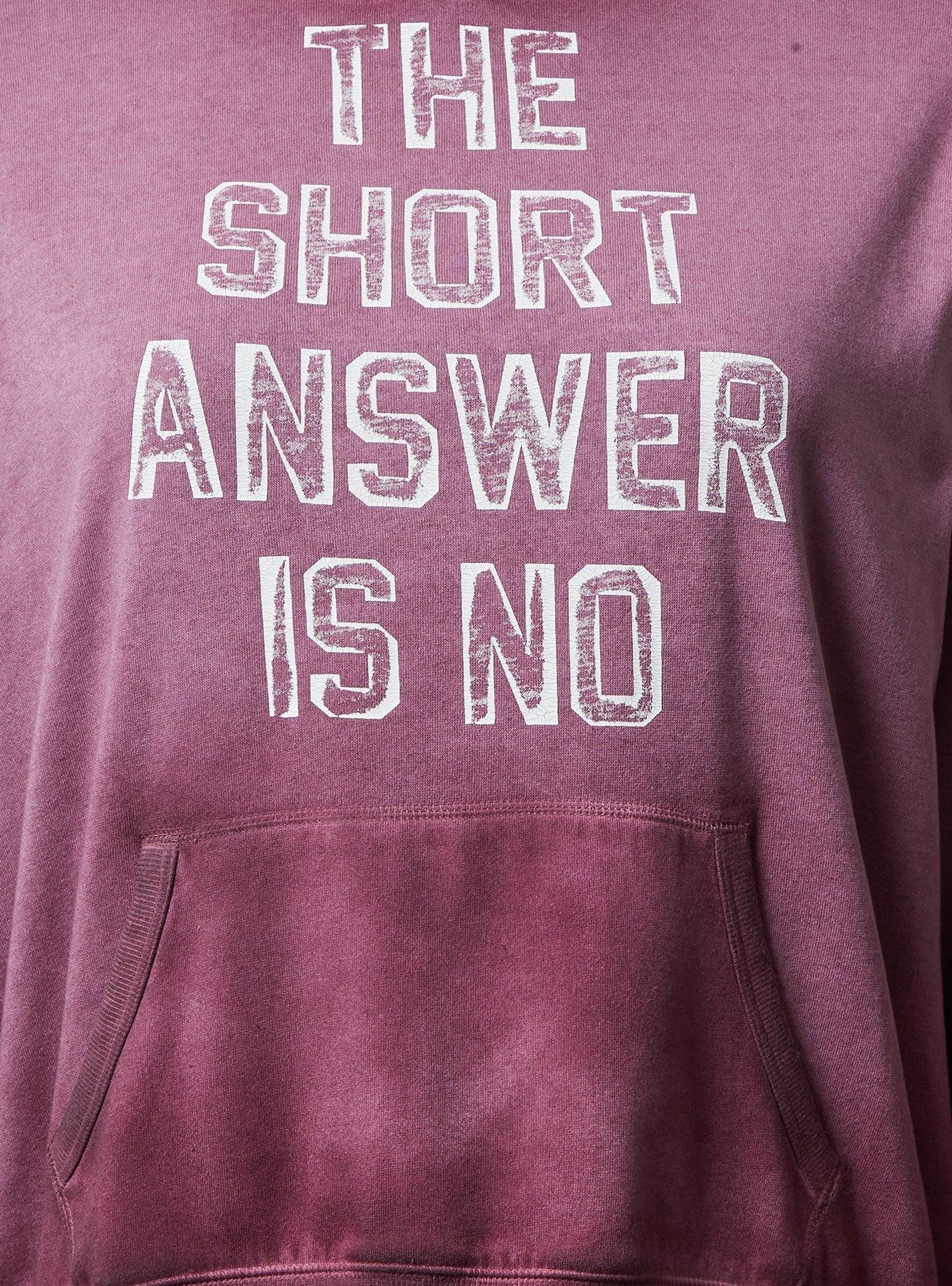 Plus Size Late Relaxed Fit Cozy Fleece Long Sleeve Hoodie, BROWN, alternate