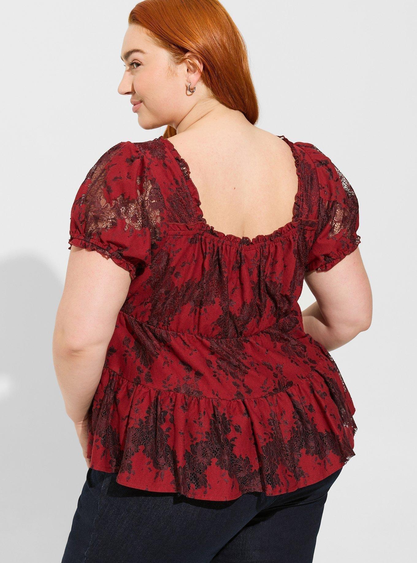 Torrid hotsell lace top