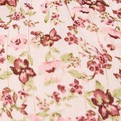 Crinkle Chiffon Flutter Sleeve Top, AUTUMN FLORAL, swatch