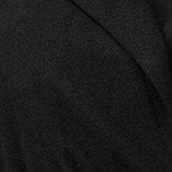 Faux Melton Tie Front Coat, DEEP BLACK, swatch