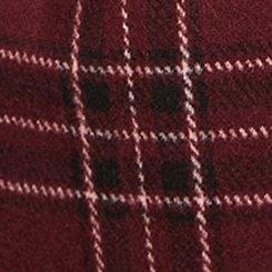 Softest Coat Tie Front Coat, STUDY PLAID WINETASTING, swatch