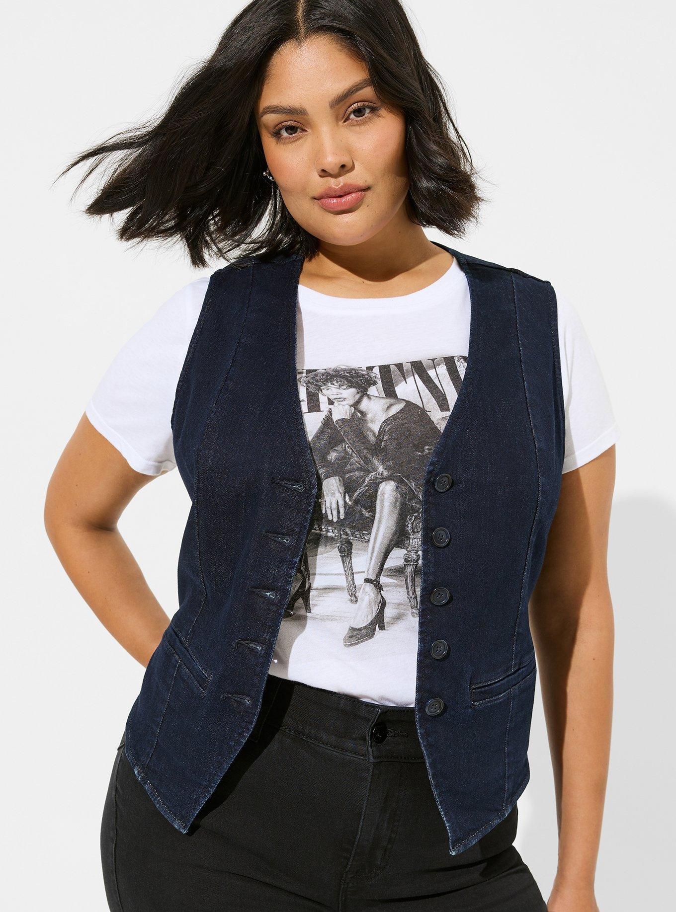 Torrid jean sale vest