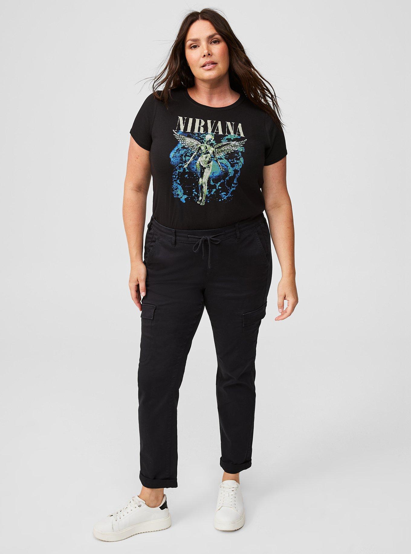 Plus Size - Relaxed Fit Jogger Lightweight Ponte Mid-Rise Pant - Torrid