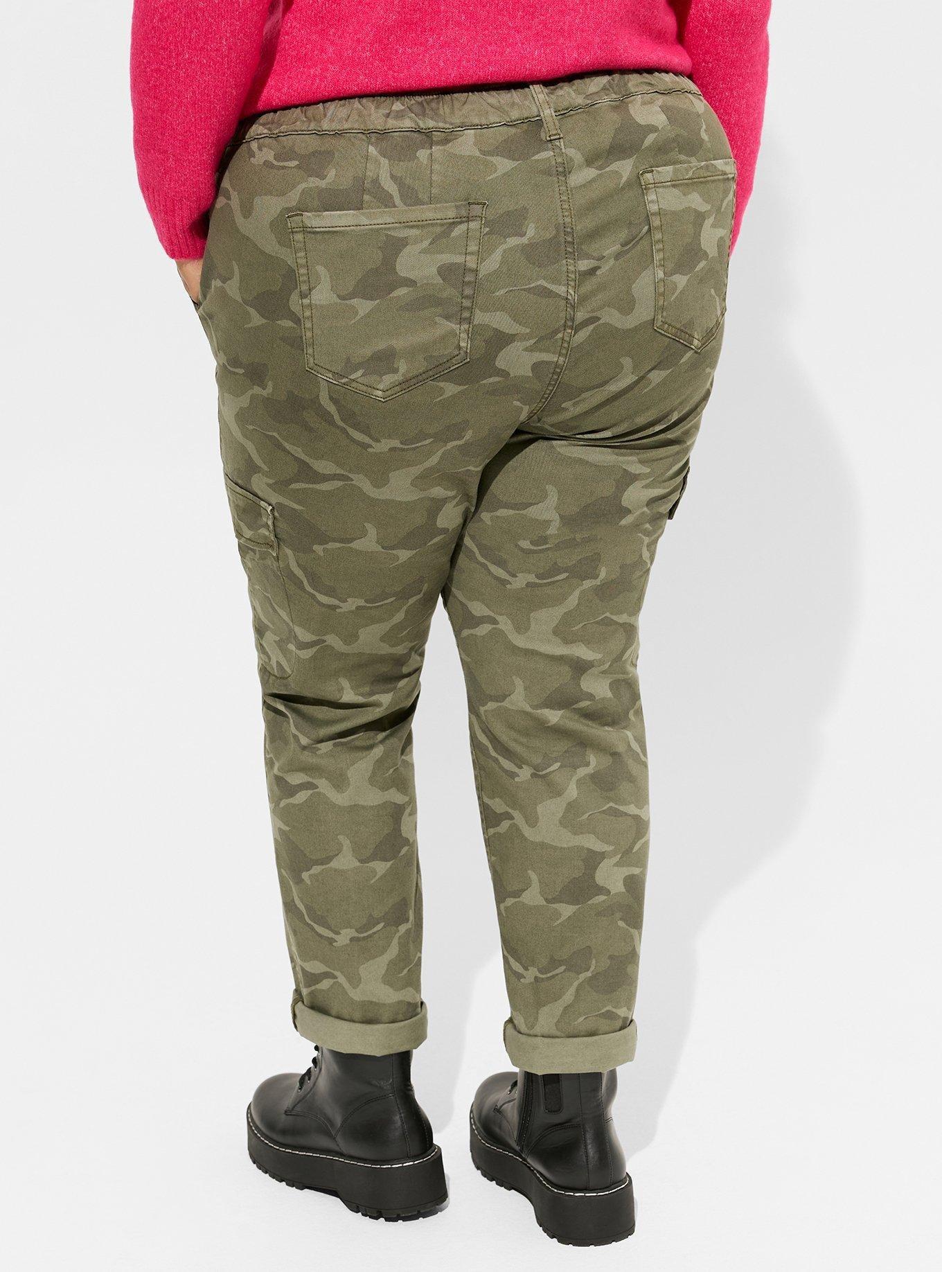 Camo Stretch Twill Joggers