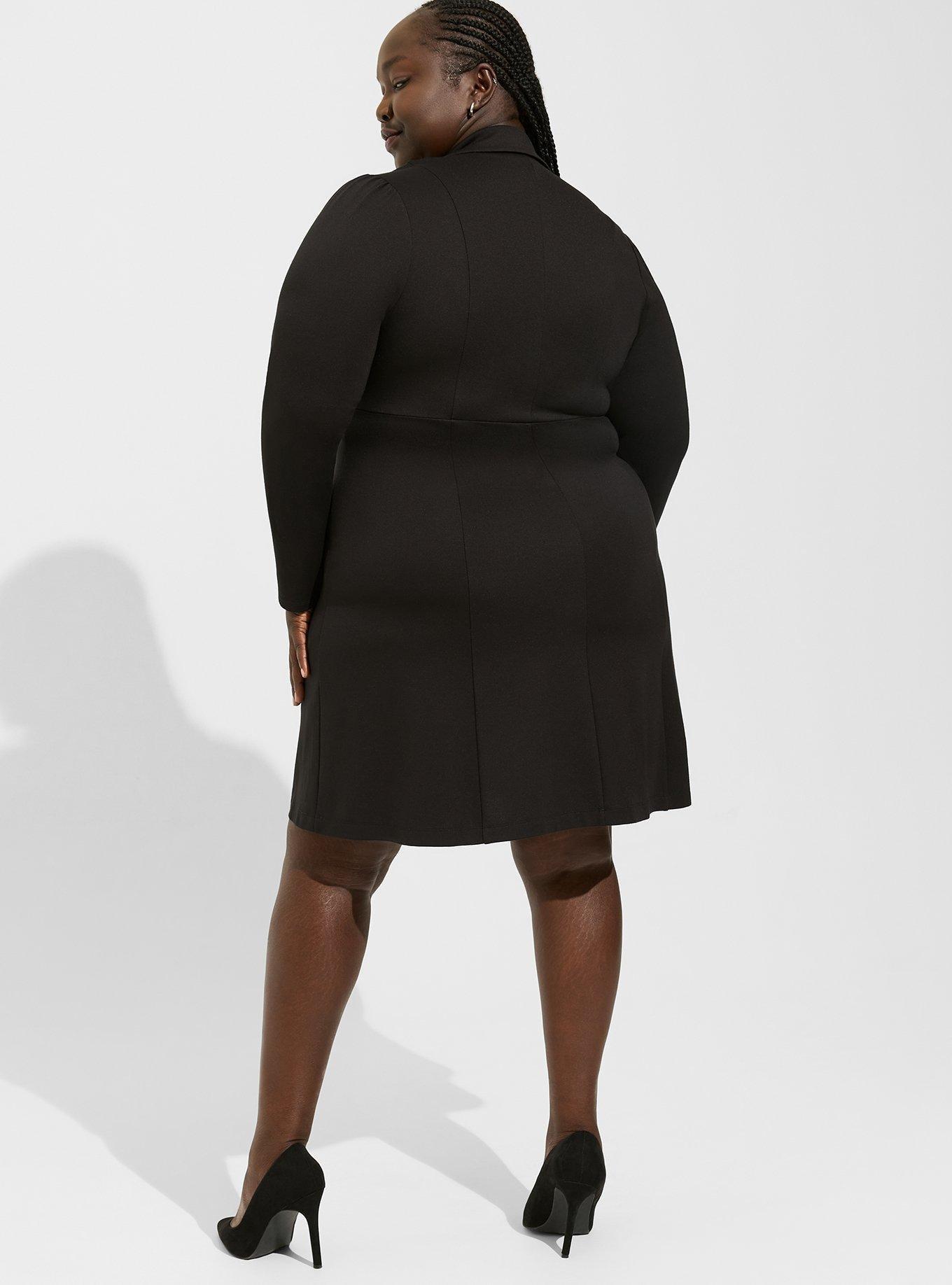 TORRID Mini Ponte Double Breasted Blazer Dress