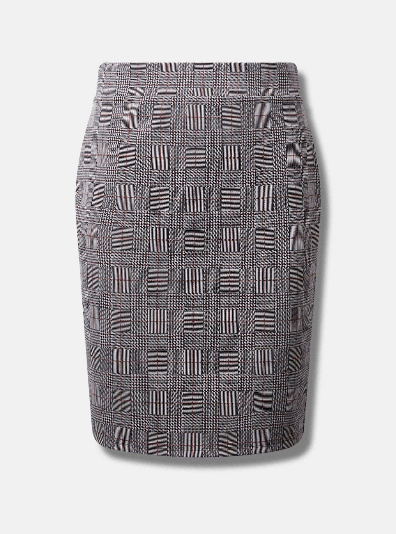 Torrid plaid outlet pencil skirt