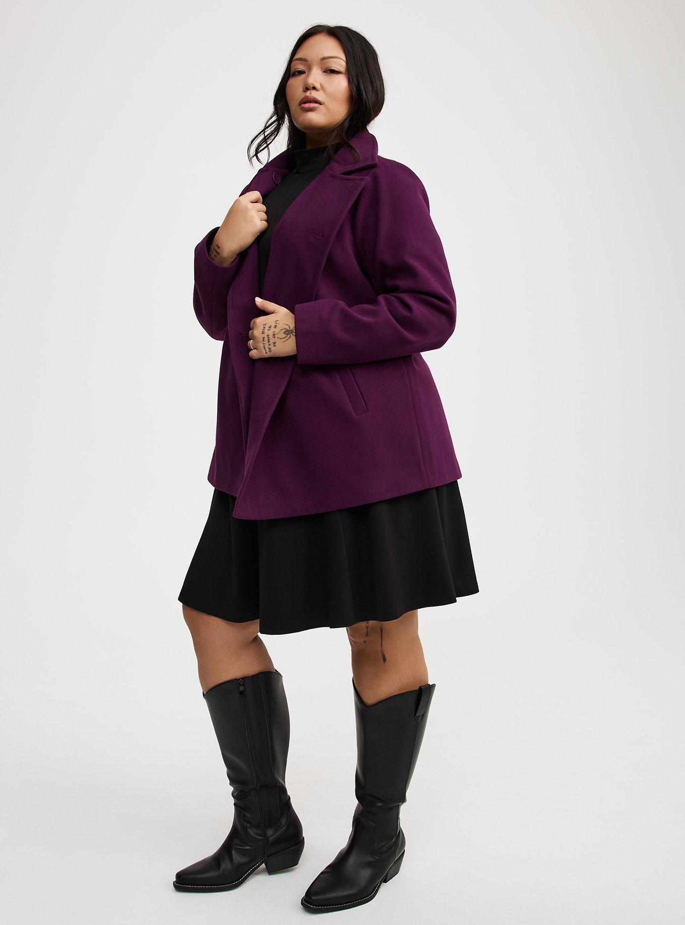 Cozy Double Breasted Peacoat