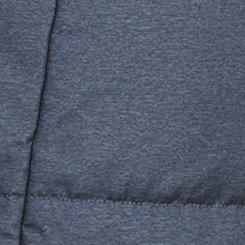 Plus Size Fur Lined Parka, GREY SPACEDYE, swatch