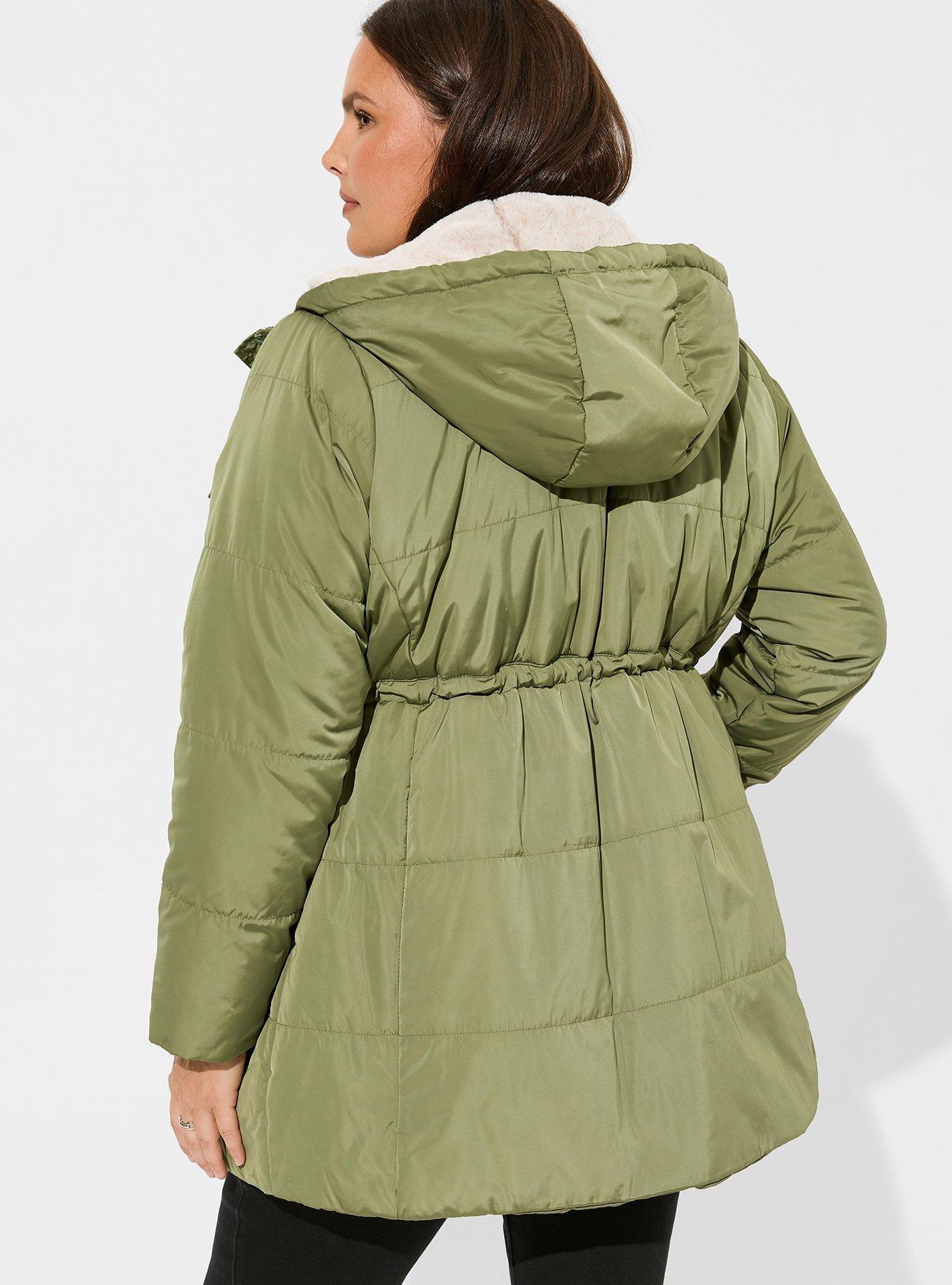 Plus Faux Fur Lined Parka