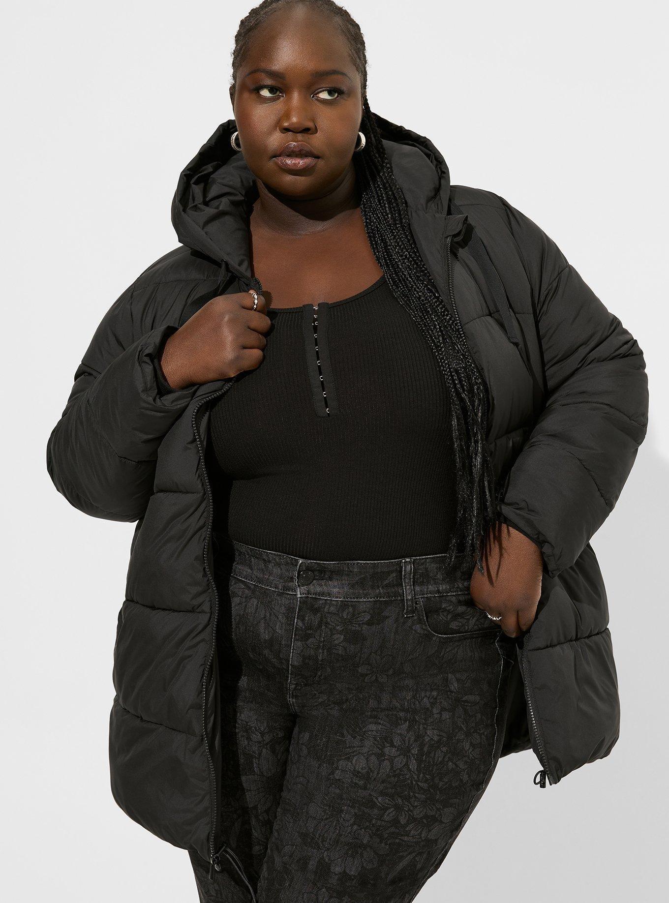 Plus Size - Longline Puffer Jacket - Torrid