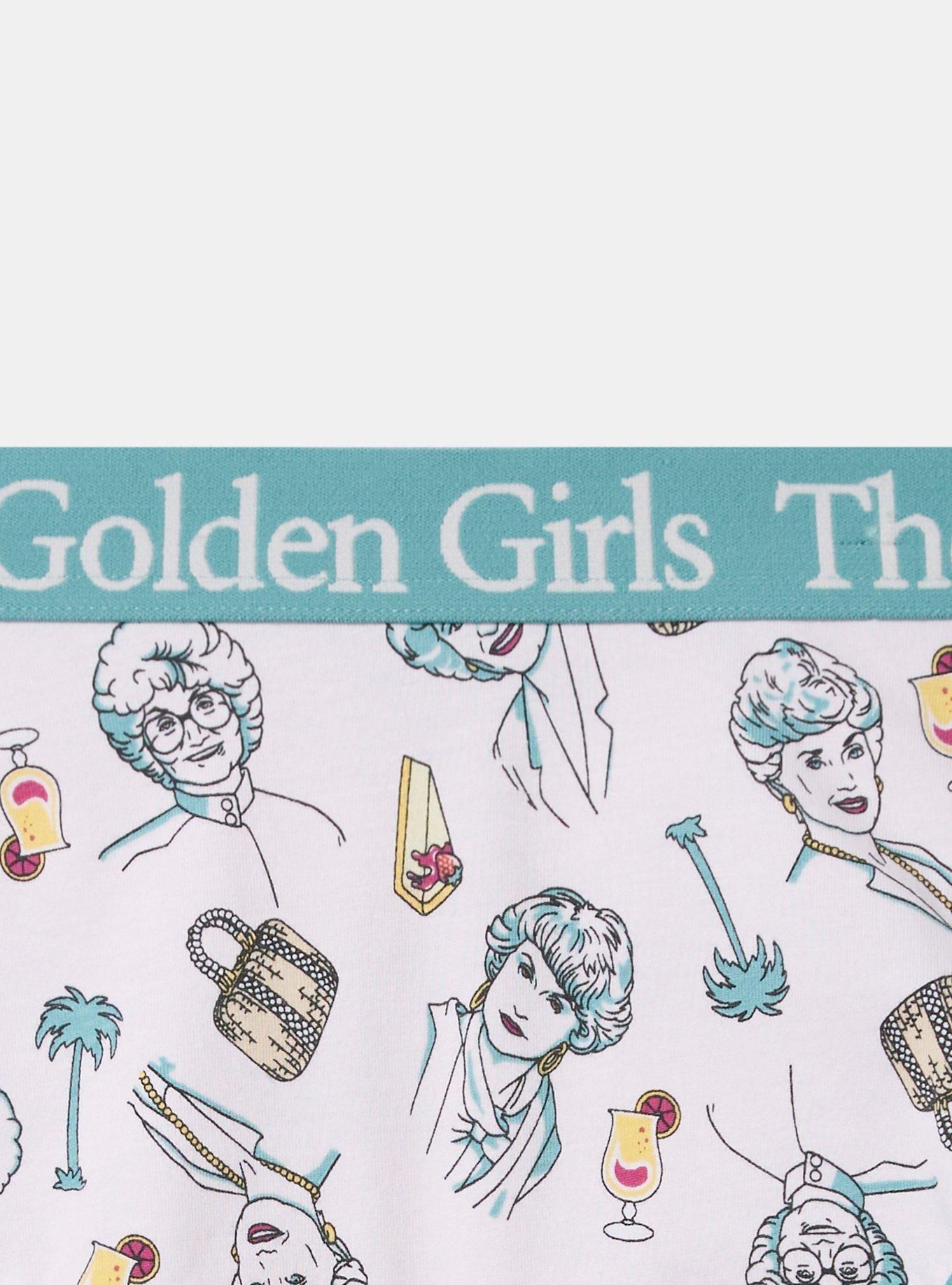 Plus Size Golden Girls Cheeky Mid Rise Cotton Panty, MULTI, alternate